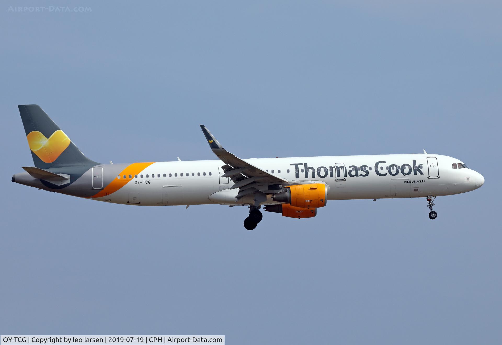 OY-TCG, 2014 Airbus A321-211 C/N 6389, Copenhagen 19.7.2019