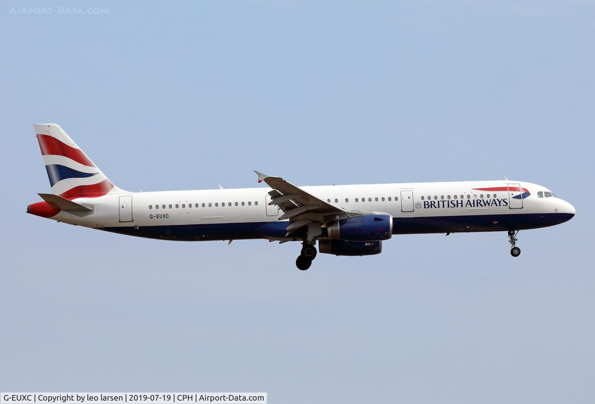 G-EUXC, 2004 Airbus A321-231 C/N 2305, Copenhagen 19.7.2019