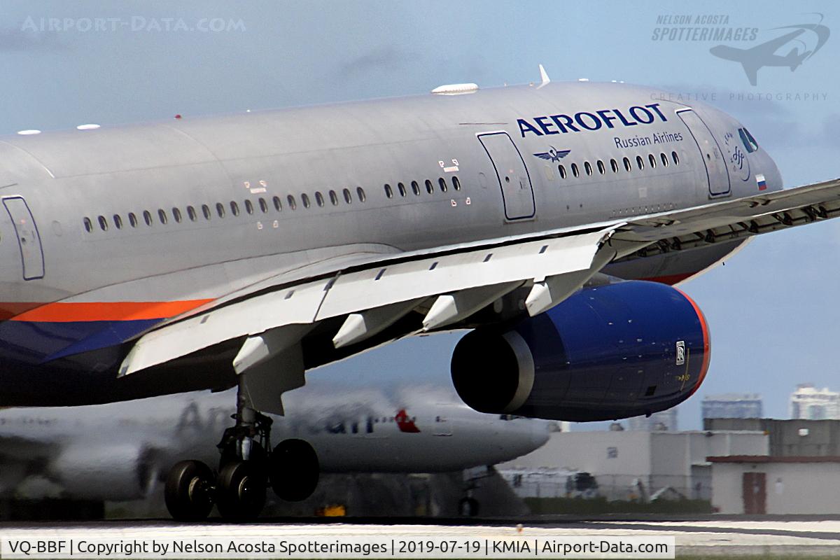 VQ-BBF, 2009 Airbus A330-243 C/N 1045, SVO>KMIA SU 110