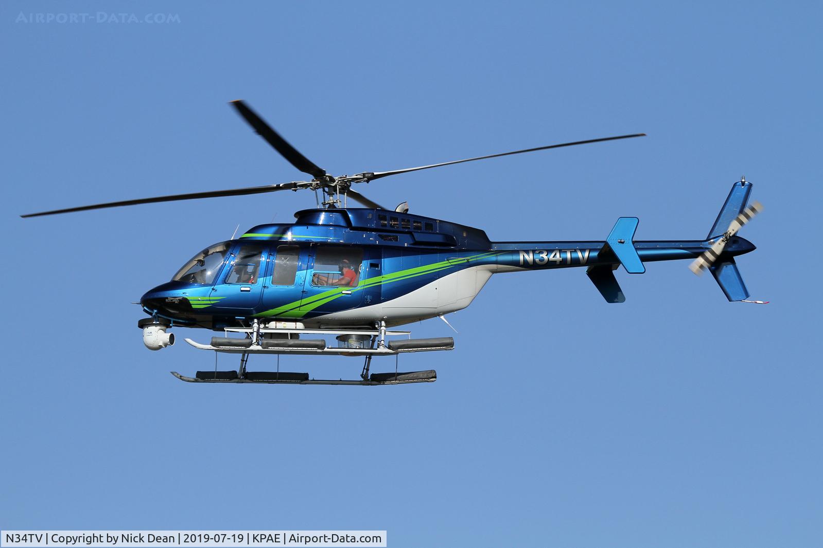 N34TV, 1997 Bell 407 C/N 53149, PAE/KPAE