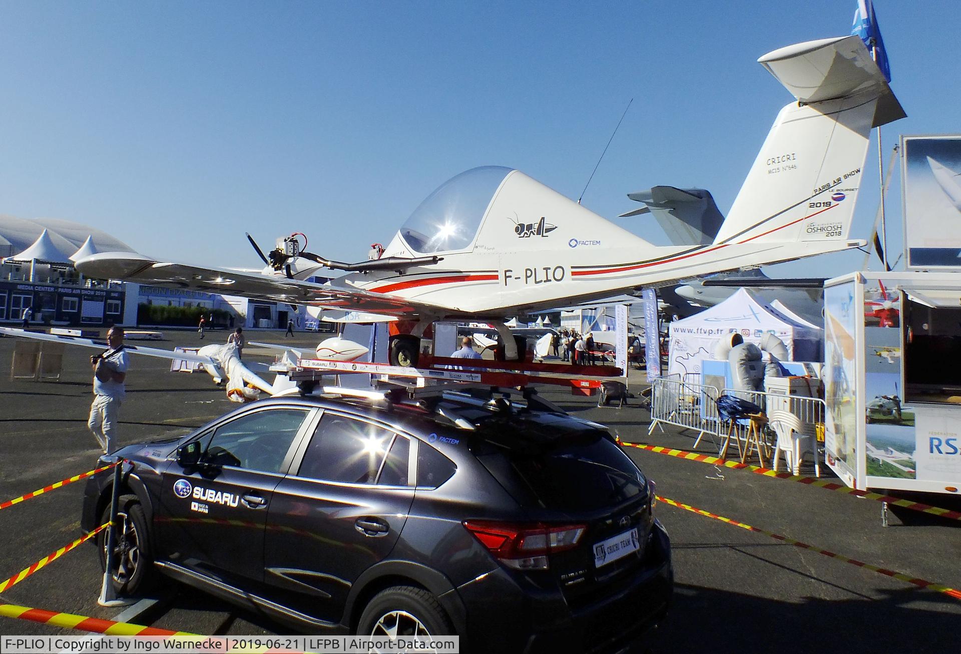 F-PLIO, 2011 Colomban MC-15 Cri-Cri (Cricket) C/N 646, Colomban MC.15 CriCri at the Aerosalon 2019, Paris