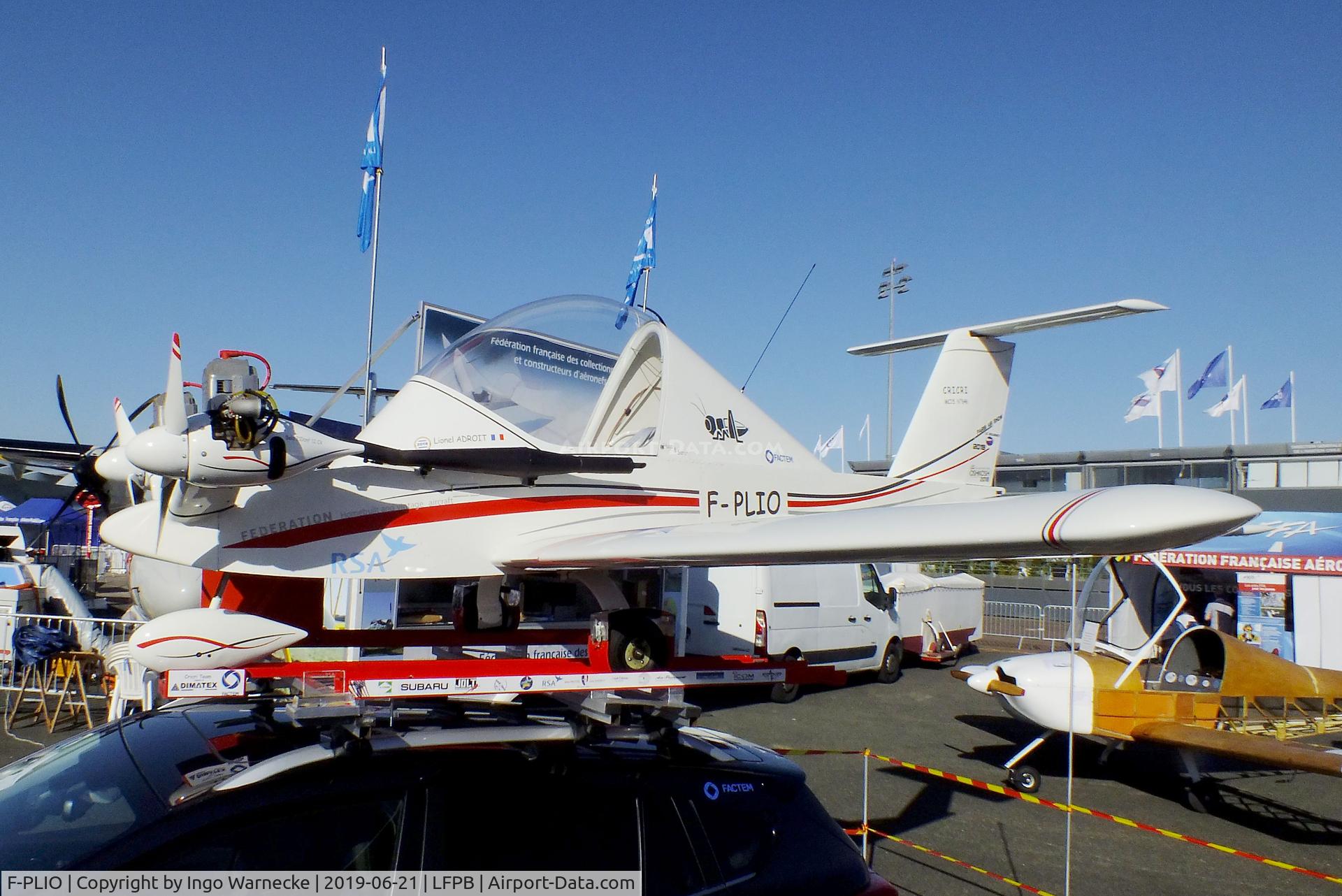 F-PLIO, 2011 Colomban MC-15 Cri-Cri (Cricket) C/N 646, Colomban MC.15 CriCri at the Aerosalon 2019, Paris