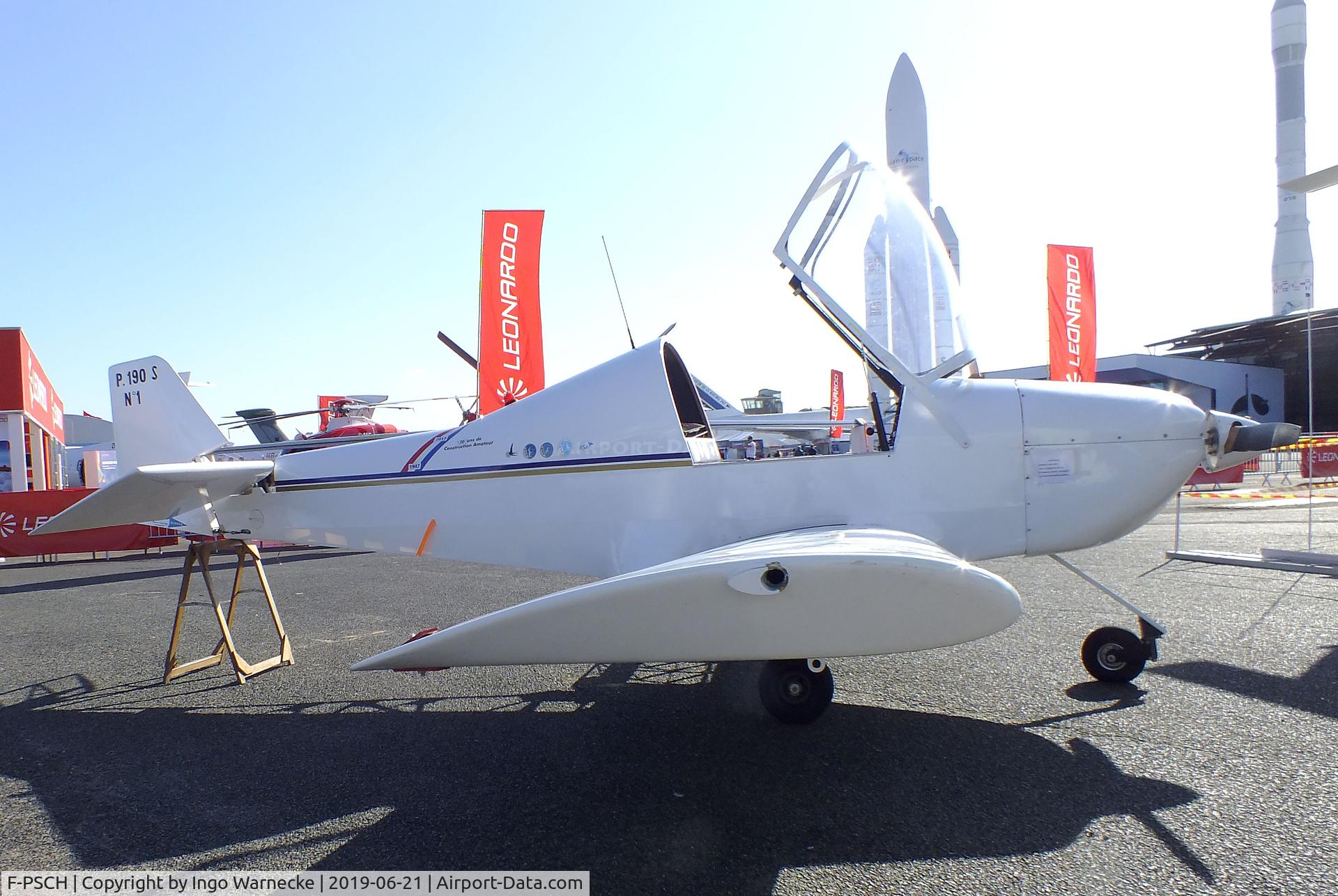 F-PSCH, Pottier P-190S C/N 01, Pottier P.190S at the Aerosalon 2019, Paris