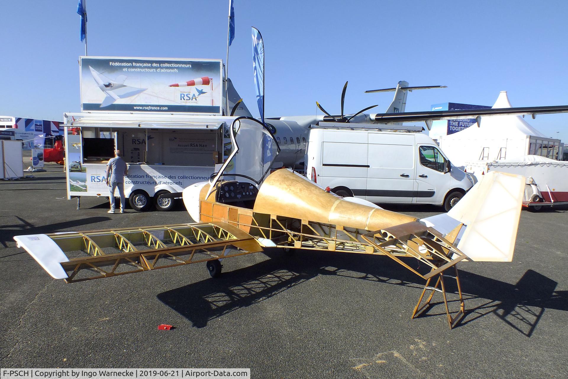 F-PSCH, Pottier P-190S C/N 01, Pottier P.190S at the Aerosalon 2019, Paris