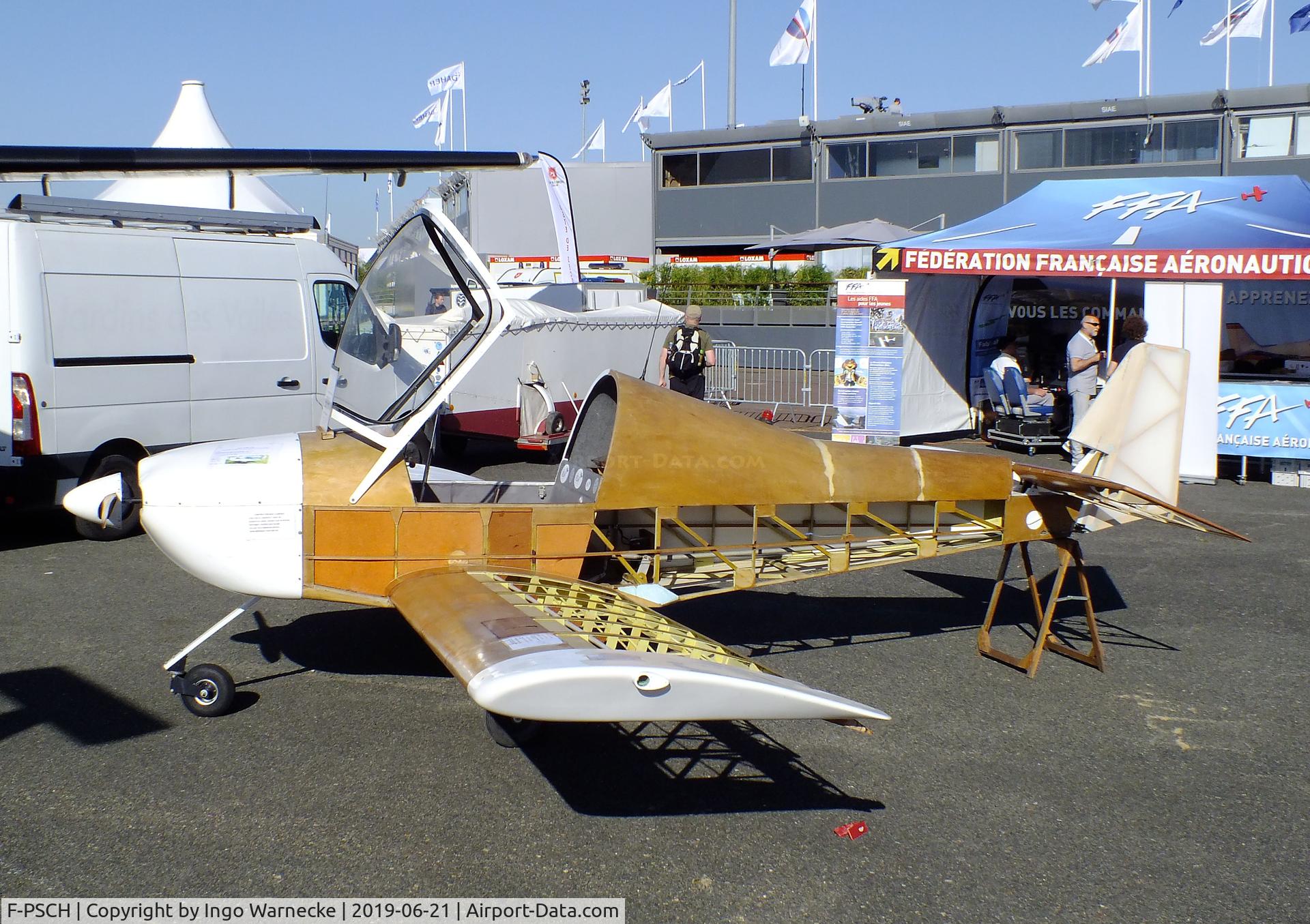F-PSCH, Pottier P-190S C/N 01, Pottier P.190S at the Aerosalon 2019, Paris