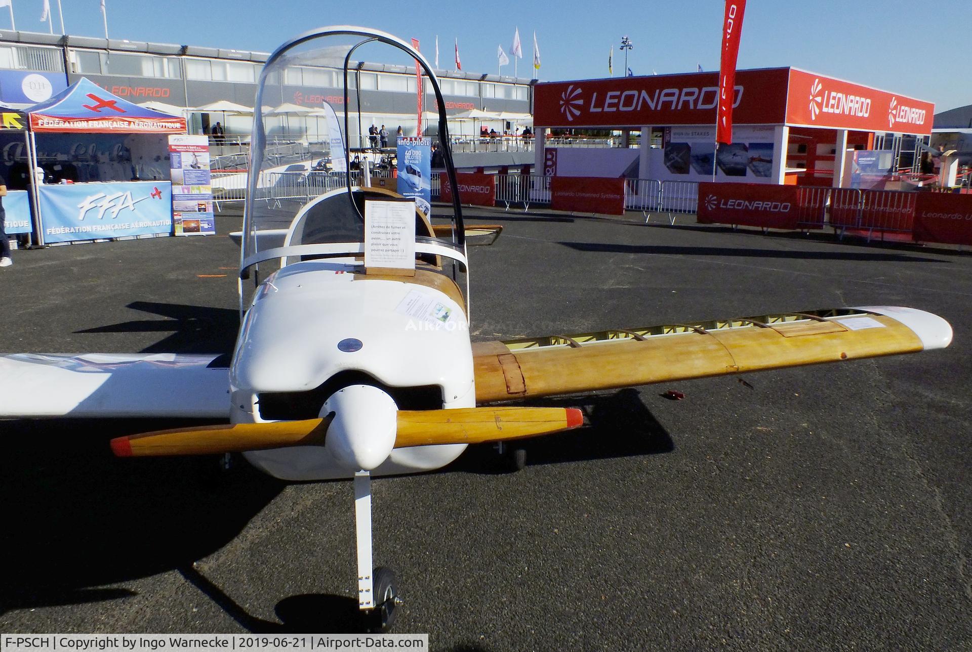 F-PSCH, Pottier P-190S C/N 01, Pottier P.190S at the Aerosalon 2019, Paris