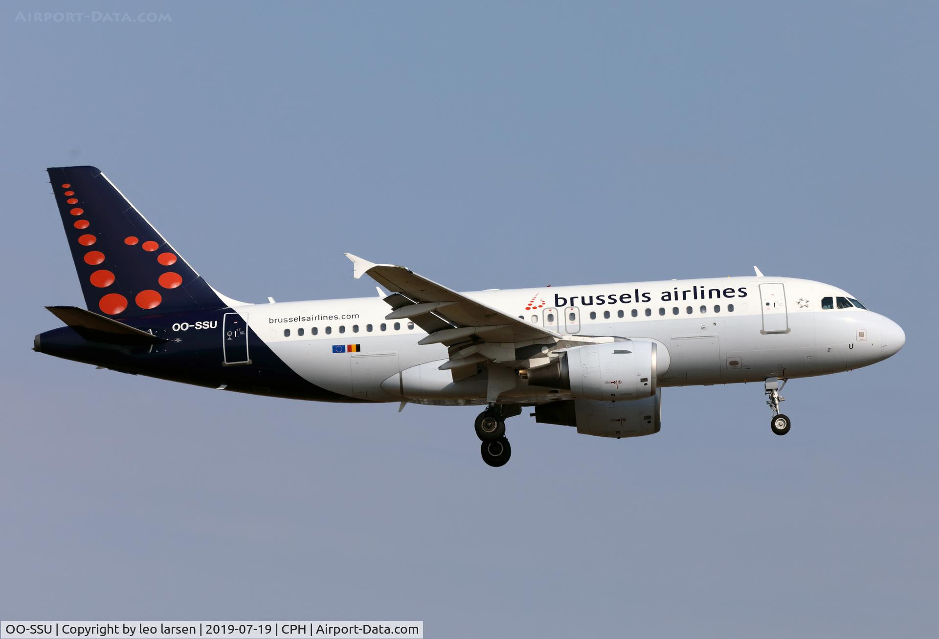 OO-SSU, 2004 Airbus A319-111 C/N 2230, Copenhagen 19.7.2019