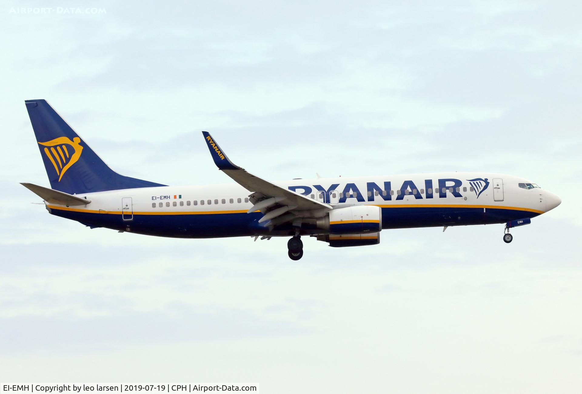 EI-EMH, 2010 Boeing 737-8AS C/N 34974, Copenhagen 19.7.2019