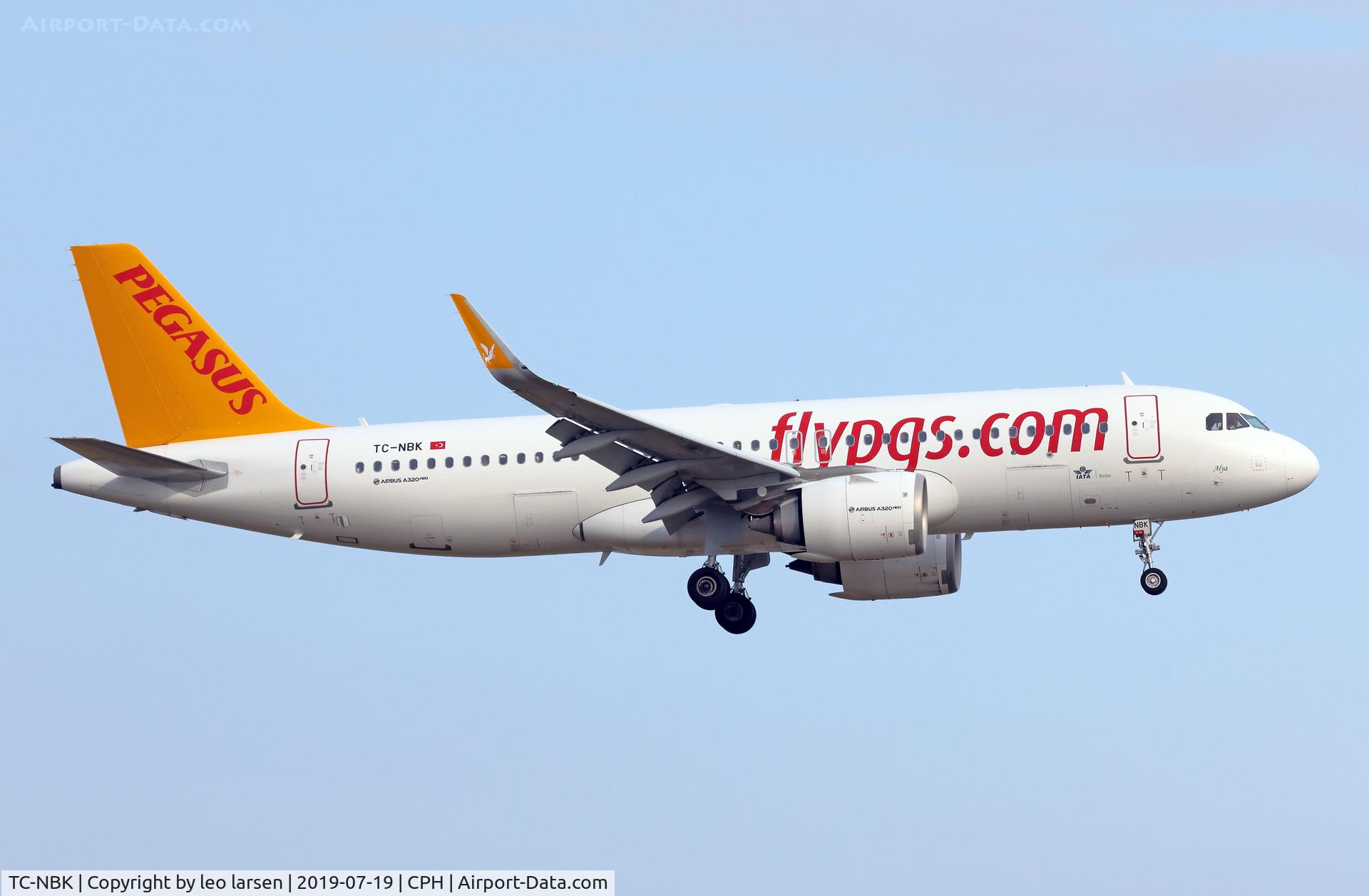TC-NBK, 2017 Airbus A320-251N C/N 7786, Copenhagen 19.7.2019 L/D R-22L