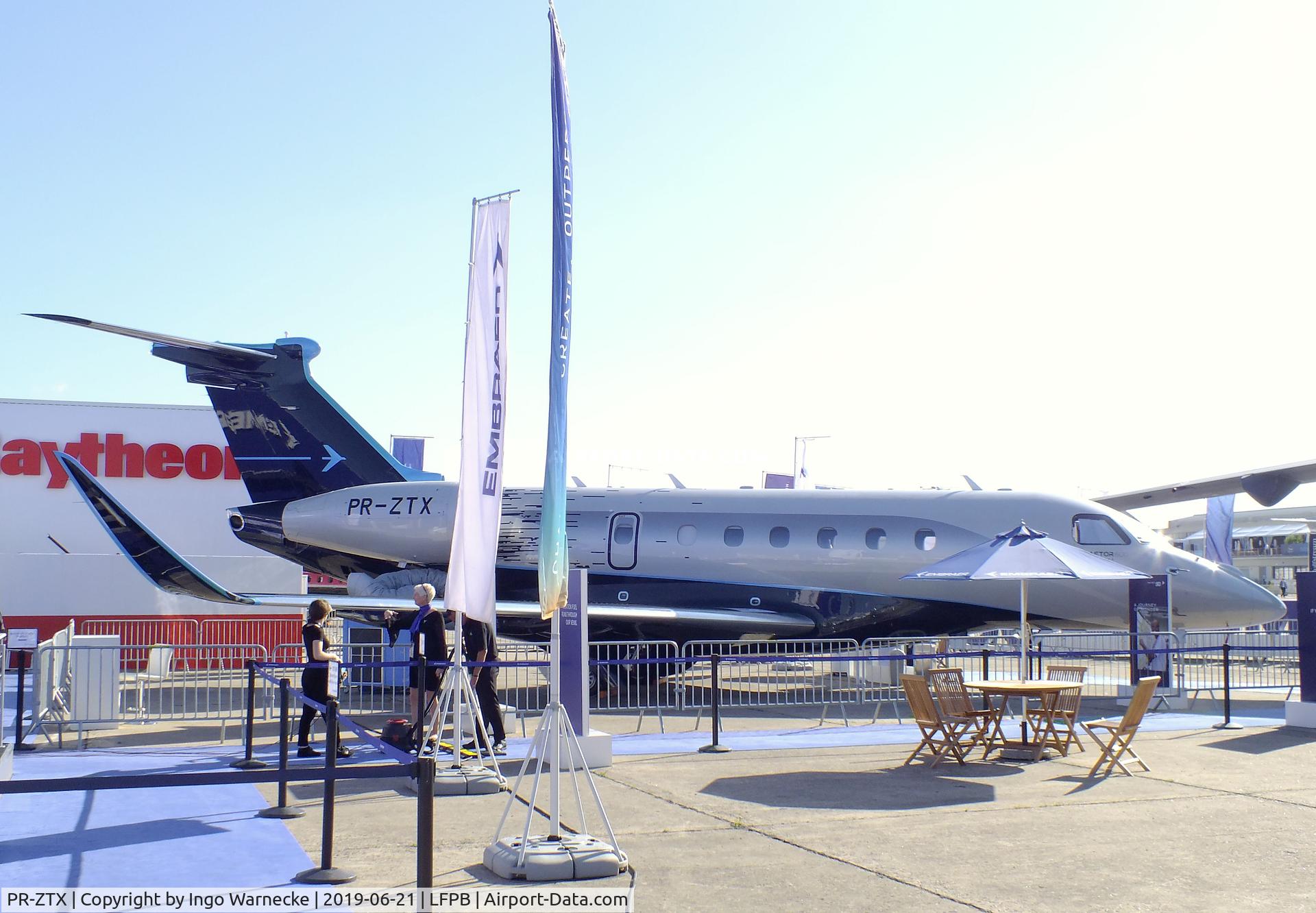 PR-ZTX, 2019 Embraer EMB-550 Praetor 600 C/N 55020002, EMBRAER EMB-550 Praetor 600 at the Aerosalon 2019, Paris