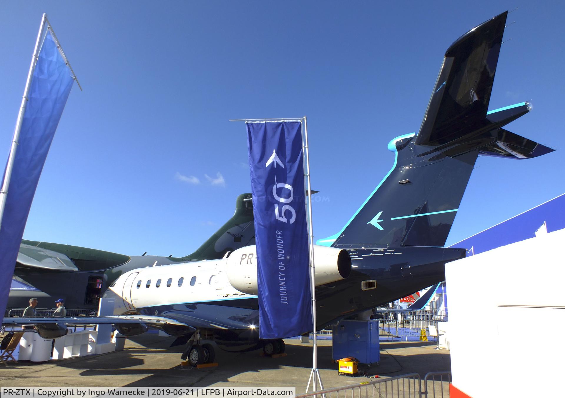 PR-ZTX, 2019 Embraer EMB-550 Praetor 600 C/N 55020002, EMBRAER EMB-550 Praetor 600 at the Aerosalon 2019, Paris