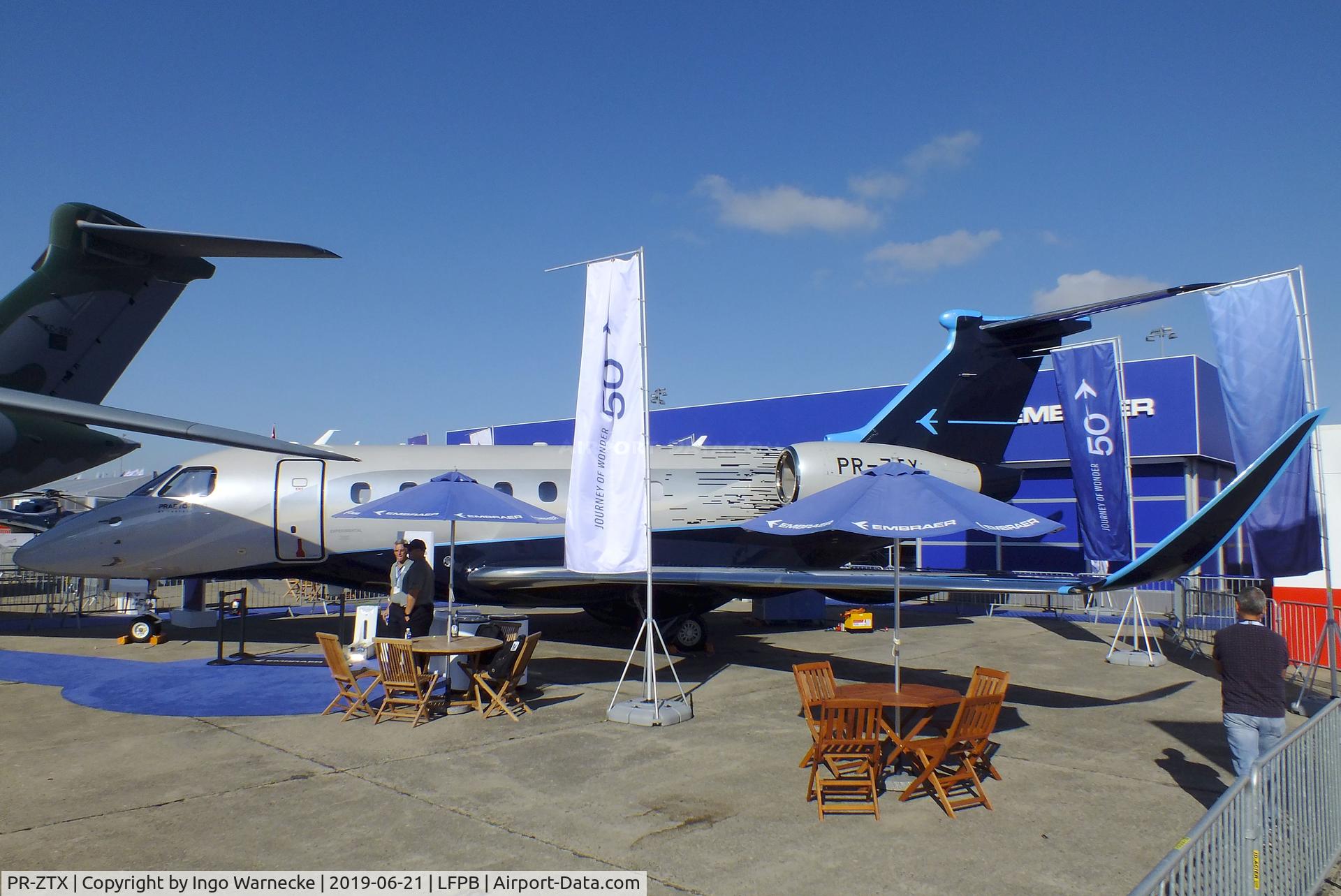 PR-ZTX, 2018 Embraer EMB-550 Praetor 600 C/N 55020002, EMBRAER EMB-550 Praetor 600 at the Aerosalon 2019, Paris