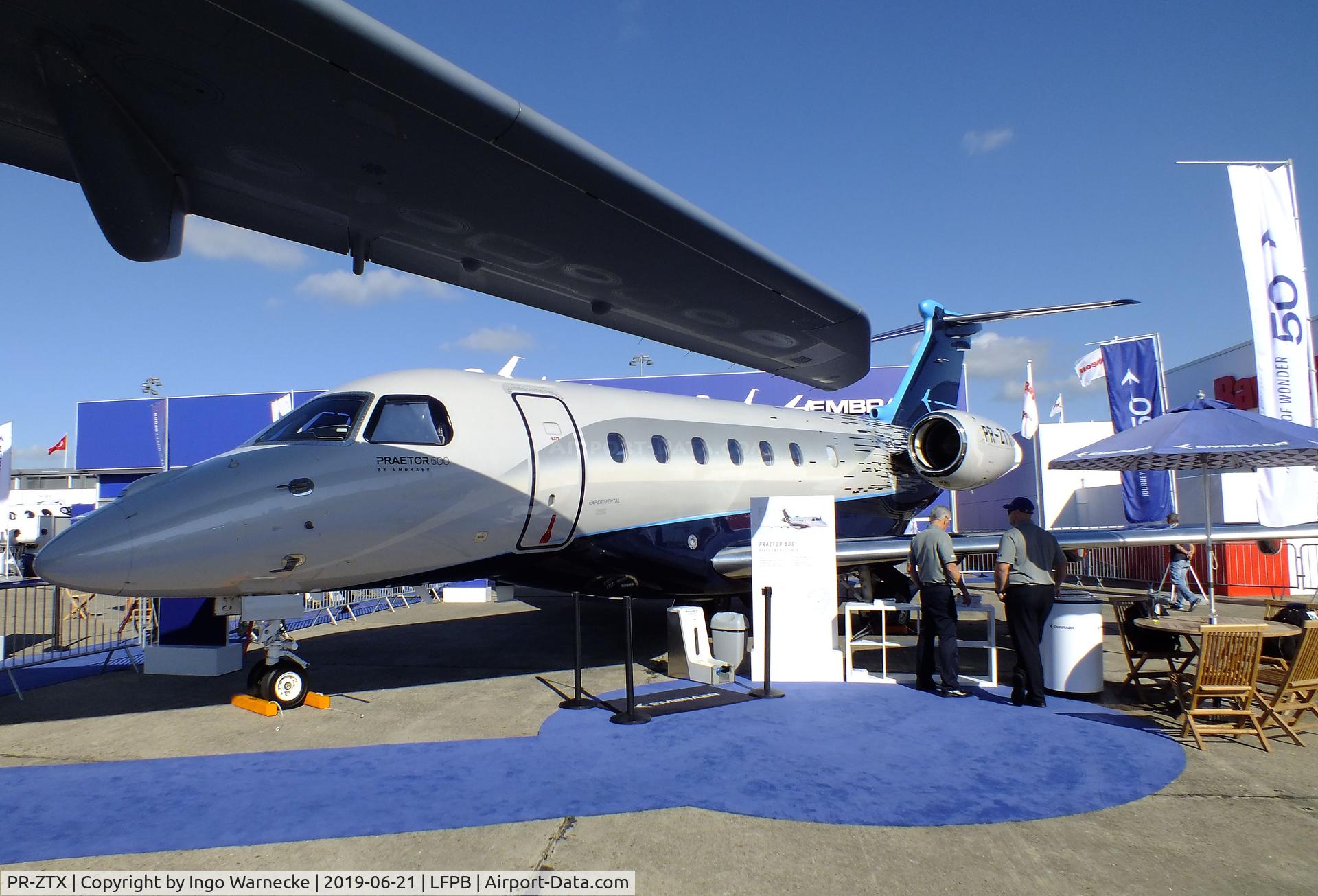 PR-ZTX, 2019 Embraer EMB-550 Praetor 600 C/N 55020002, EMBRAER EMB-550 Praetor 600 at the Aerosalon 2019, Paris