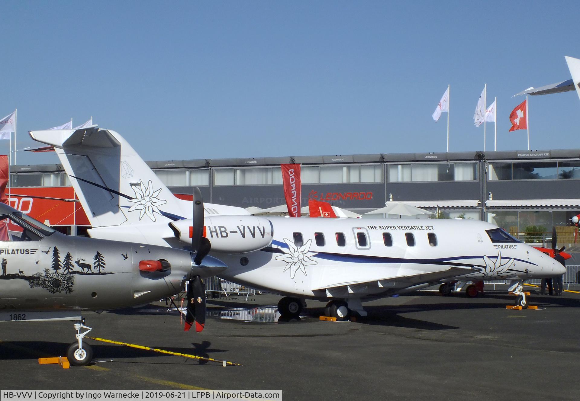 HB-VVV, 2018 Pilatus PC-24 C/N 124, Pilatus PC-24 at the Aerosalon 2019, Paris