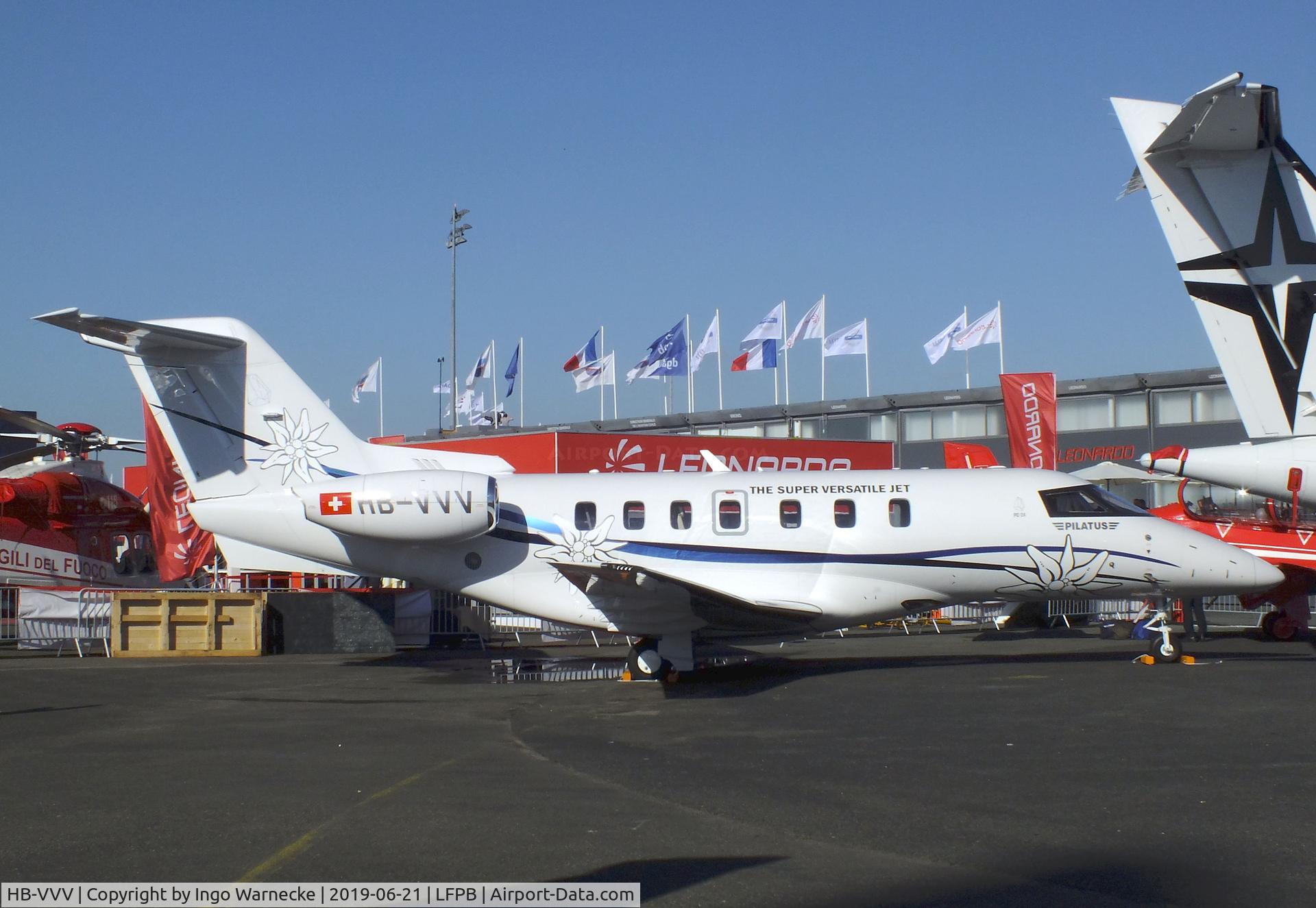 HB-VVV, 2018 Pilatus PC-24 C/N 124, Pilatus PC-24 at the Aerosalon 2019, Paris