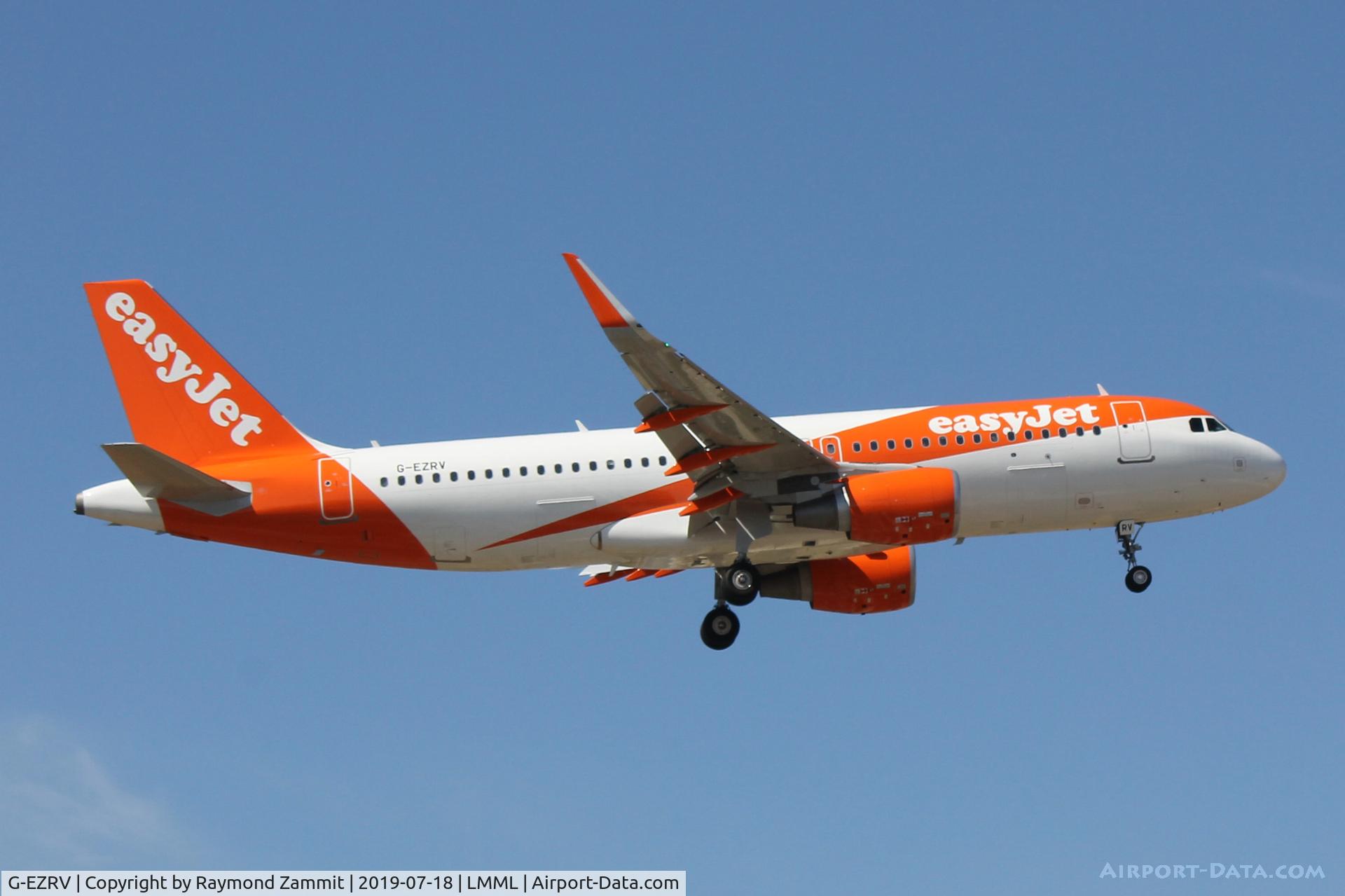 G-EZRV, 2018 Airbus A320-214 C/N 8263, A320 G-EZRV Easyjet