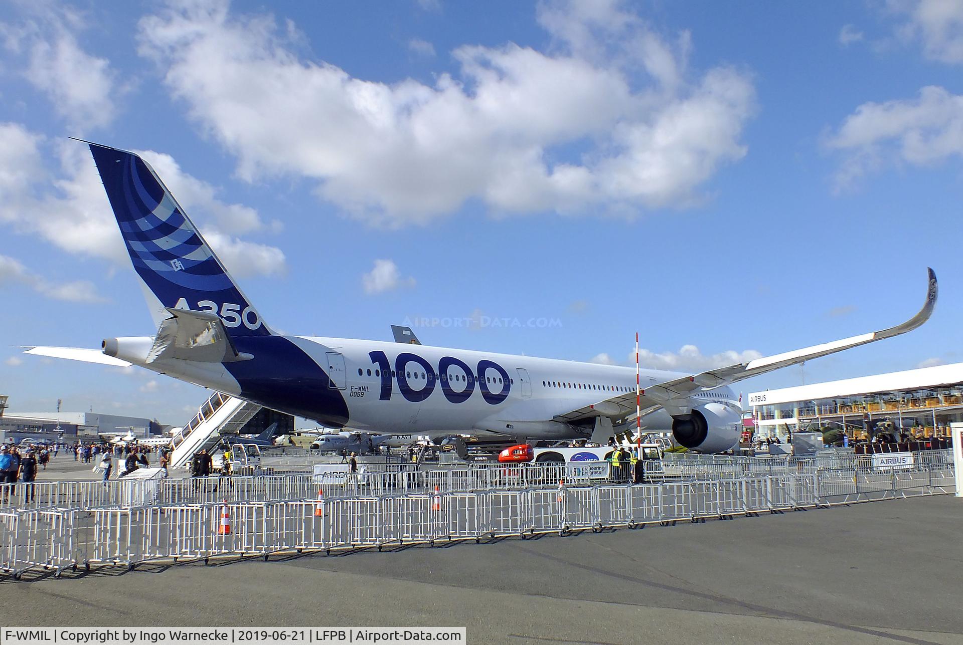 F-WMIL, 2016 Airbus A350-1041 C/N 059, Airbus A350-1041 at the Aerosalon 2019, Paris