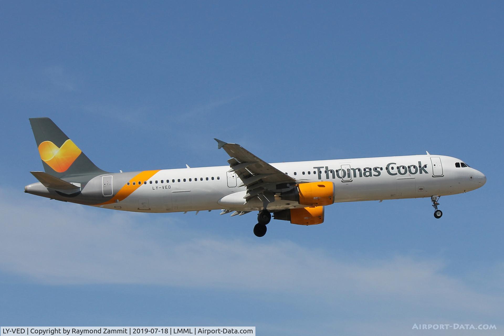 LY-VED, 2007 Airbus A321-211 C/N 3334, A321 LY-VED Thomas Cook Airlines
