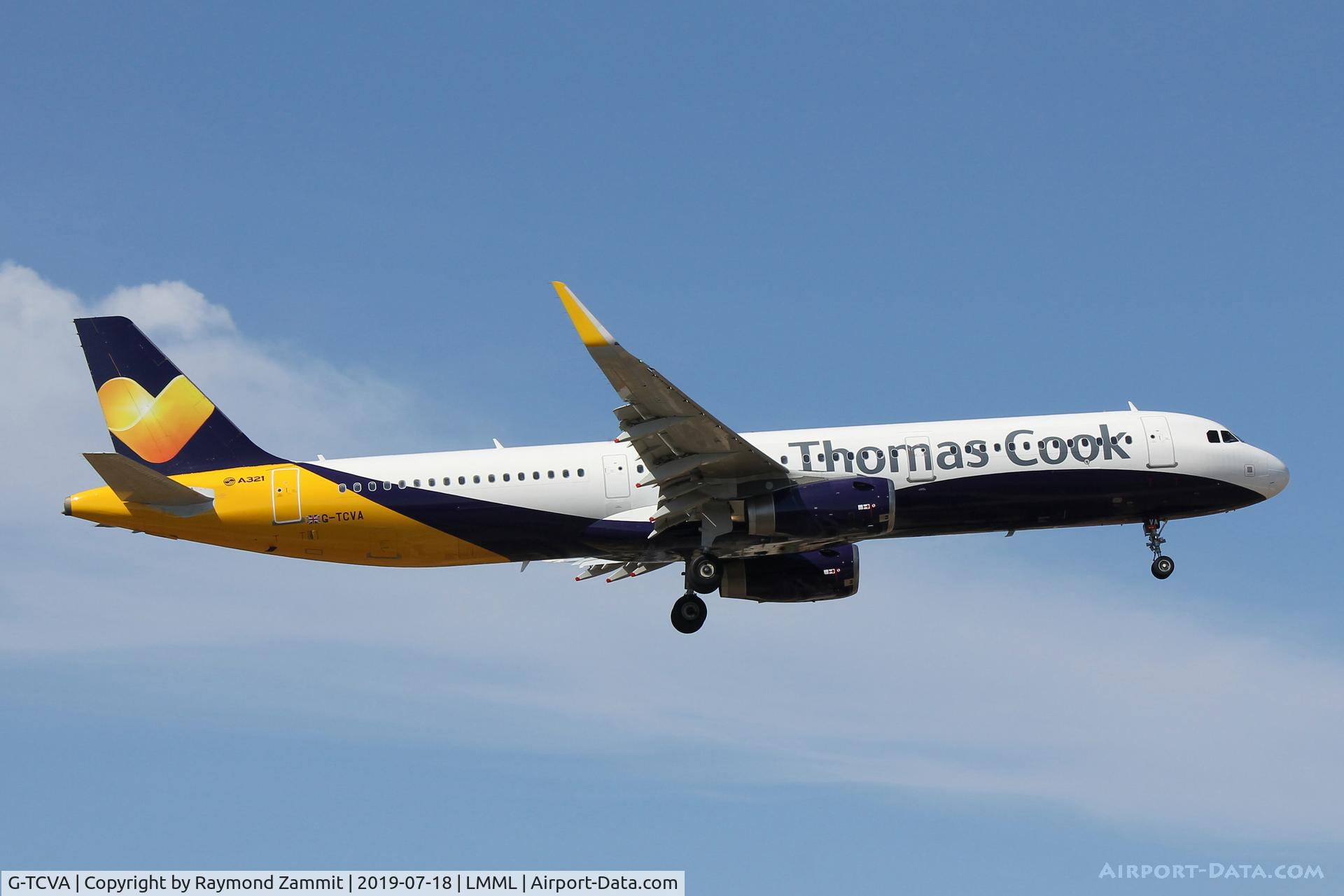 G-TCVA, 2013 Airbus A321-231 C/N 5582, A321 G-TCVA Thomas Cook Airlines