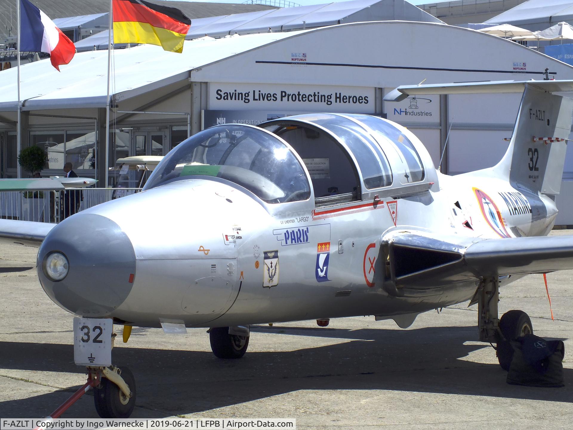F-AZLT, 1958 Morane-Saulnier MS.760 Paris I C/N 32, Morane-Saulnier MS.760 Paris I at the Aerosalon 2019, Paris