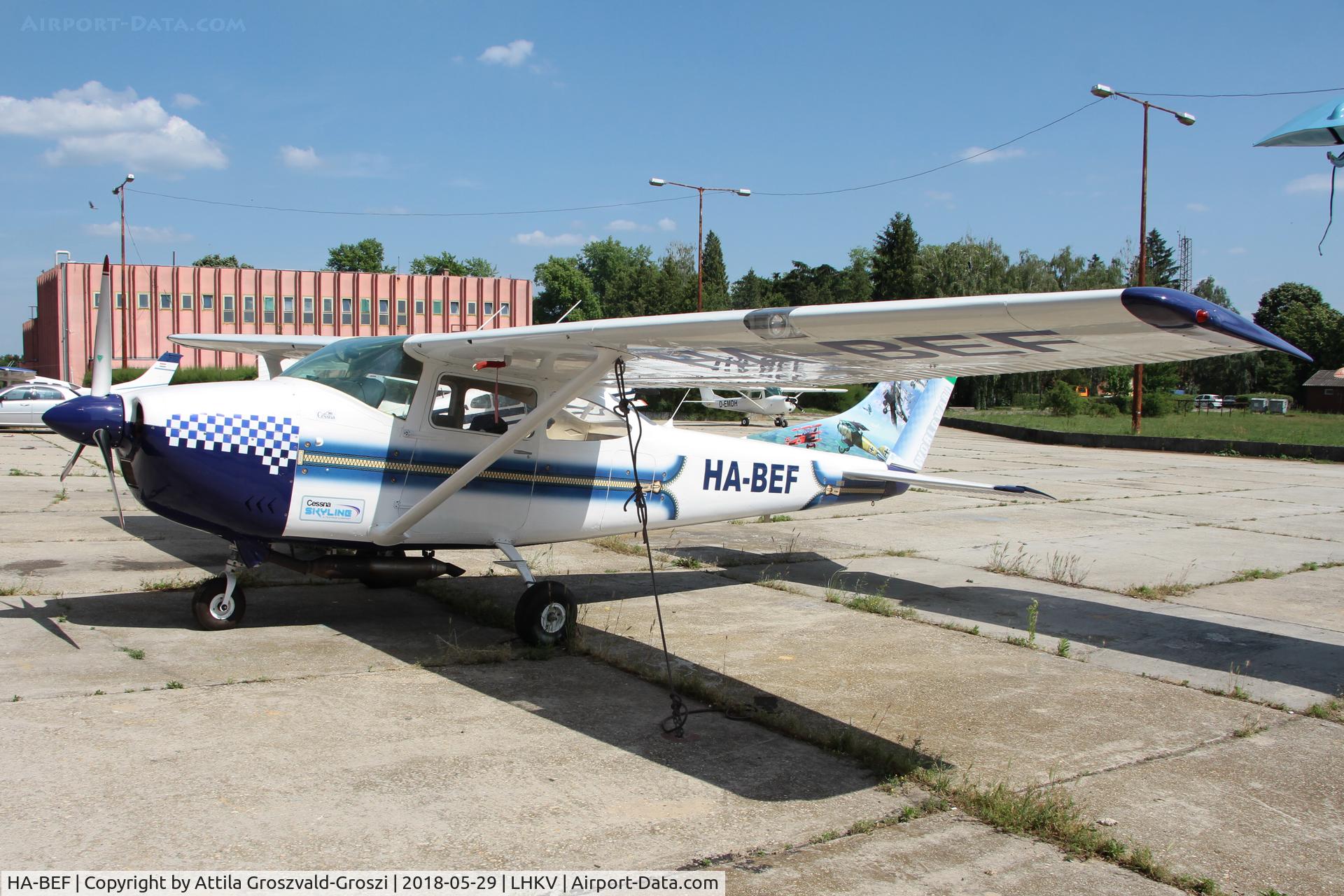 HA-BEF, 1966 Cessna 182J Skylane Skylane C/N 18257363, LHKV - Kaposujlak Airport, Hungary