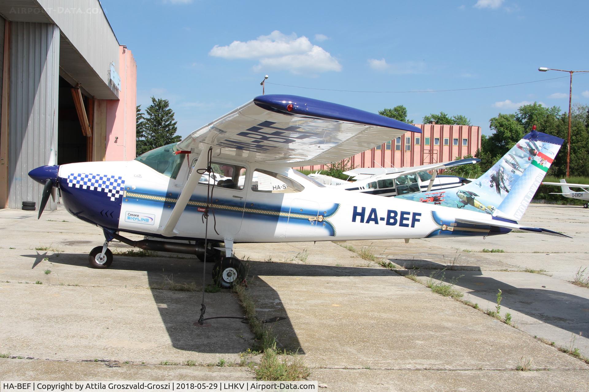 HA-BEF, 1966 Cessna 182J Skylane Skylane C/N 18257363, LHKV - Kaposujlak Airport, Hungary