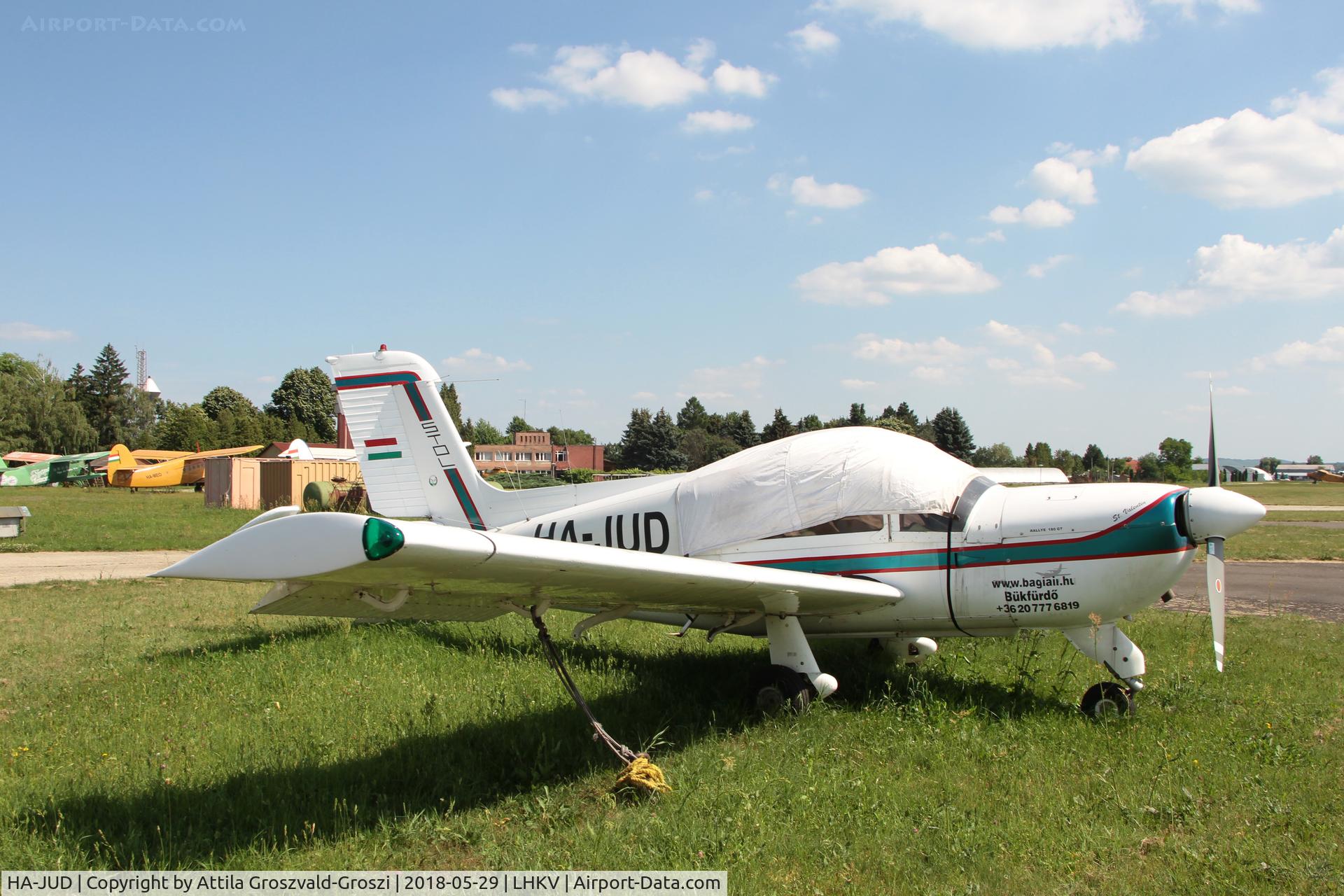 HA-JUD, 1977 Socata MS-893E Rallye 180GT Gaillard C/N 12962, LHKV - Kaposujlak Airport, Hungary