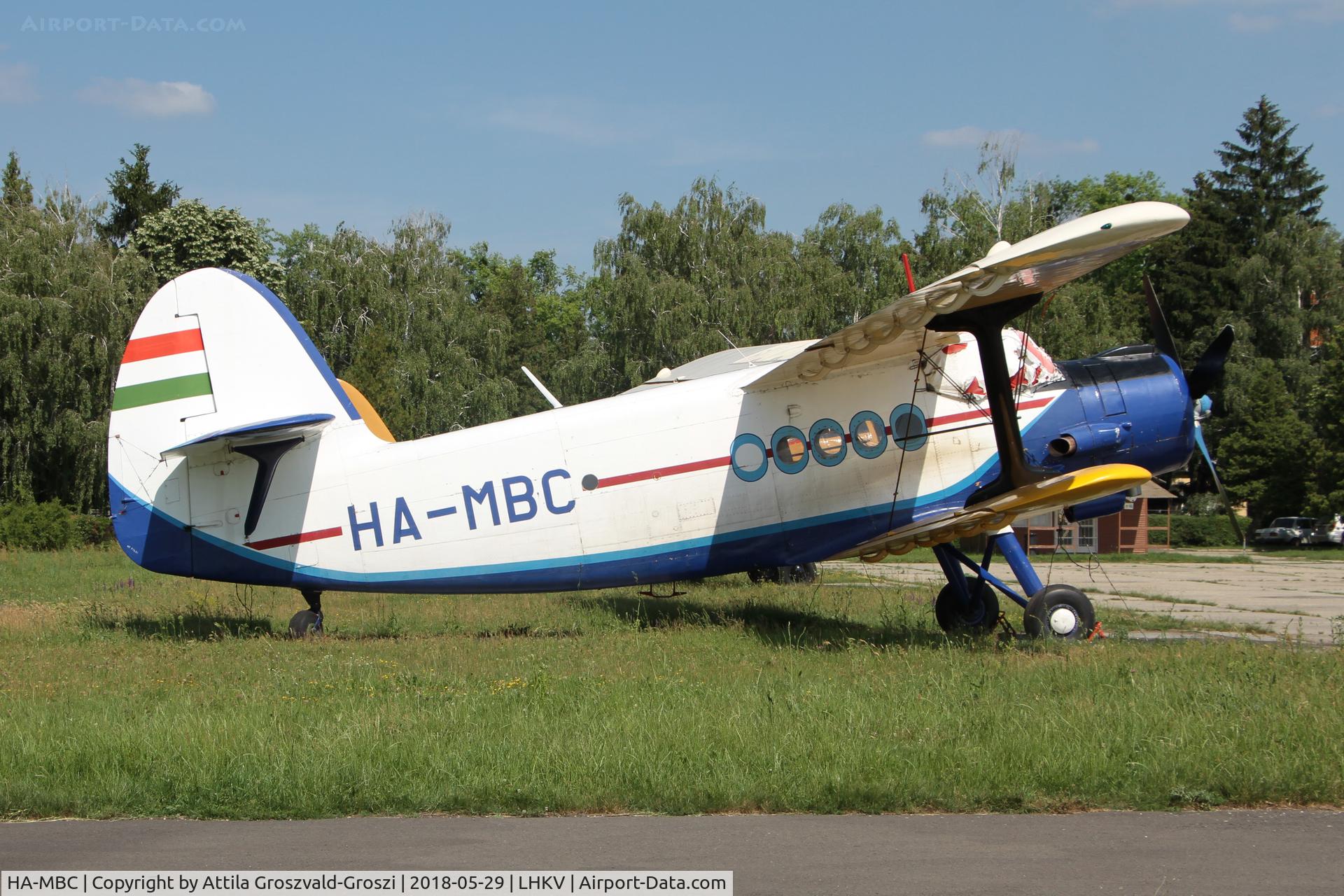 HA-MBC, 1975 PZL-Mielec An-2R C/N 1G161-08, LHKV - Kaposujlak Airport, Hungary