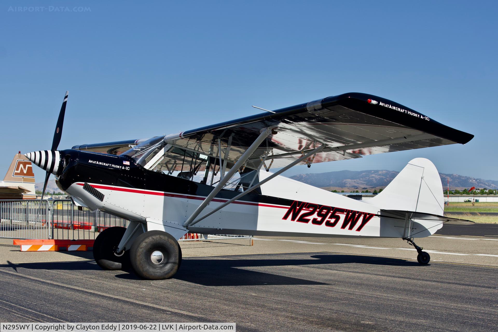 N295WY, 2018 Aviat Husky A-1C-180 C/N 3295, Livermore Airport California 2019.