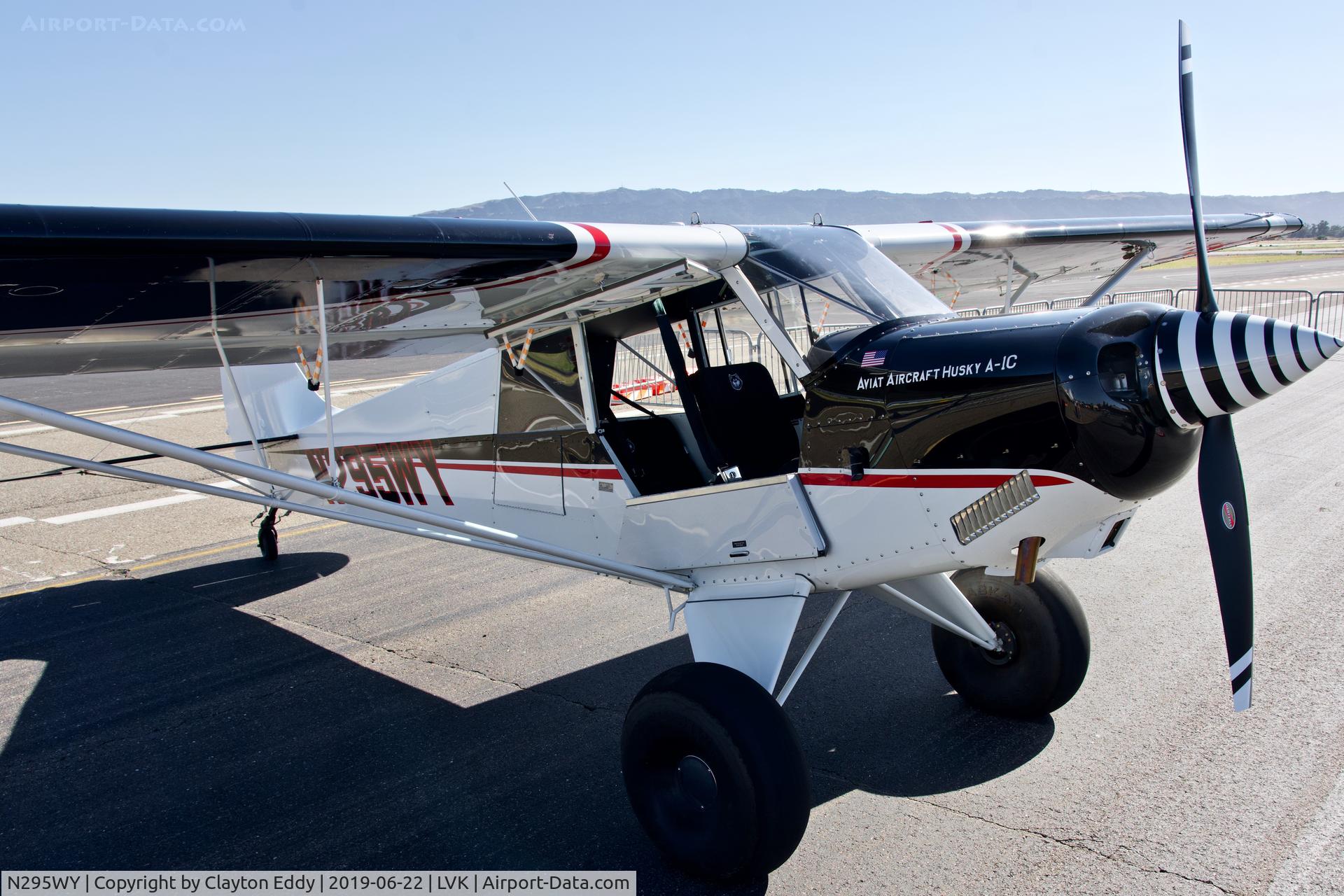 N295WY, 2018 Aviat Husky A-1C-180 C/N 3295, Livermore Airport California 2019.