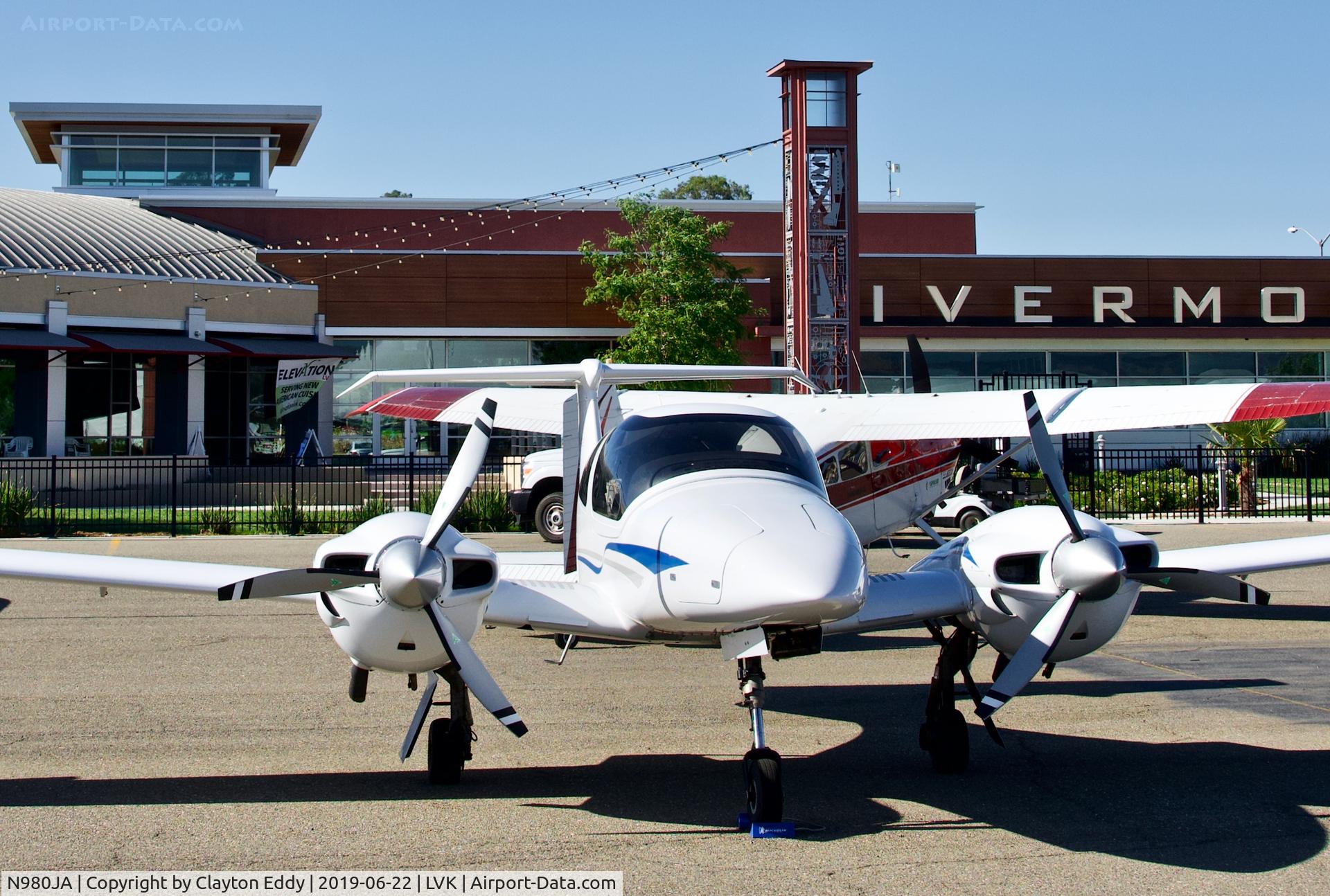 N980JA, 2017 Diamond DA-42 Twin Star Twin Star C/N 42.277, Livermore Airport California 2019.