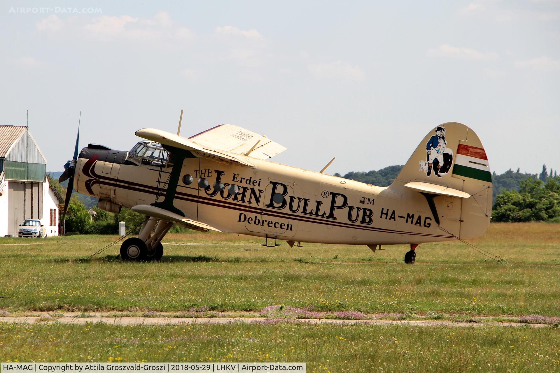 HA-MAG, Antonov (PZL-Mielec) An-2P C/N 1G114-36, LHKV - Kaposujlak Airport, Hungary