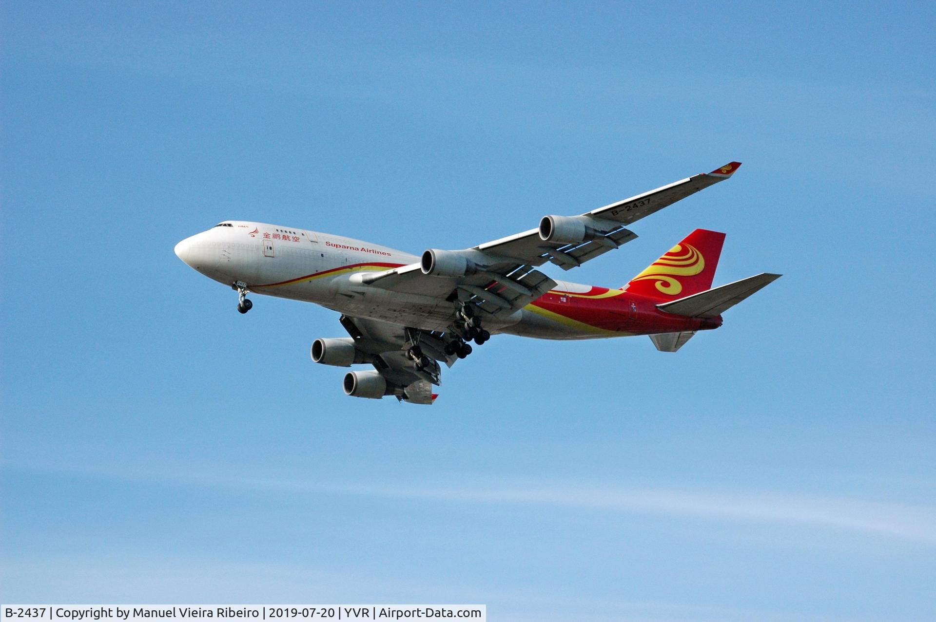 B-2437, 1991 Boeing 747-481(BDSF) C/N 25207, Now operating under 