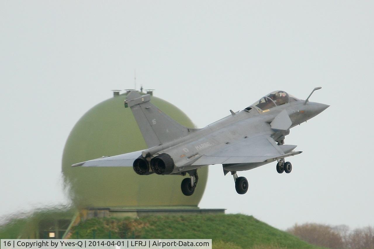16, Dassault Rafale M C/N 16, Dassault Rafale M, On final rwy 08, Landivisiau Naval Air Base (LFRJ)