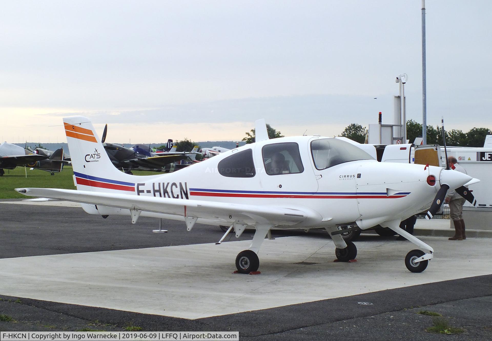 F-HKCN, Cirrus SR20 C/N 2195, Cirrus SR20 at the Meeting Aerien 2019, La-Ferte-Alais