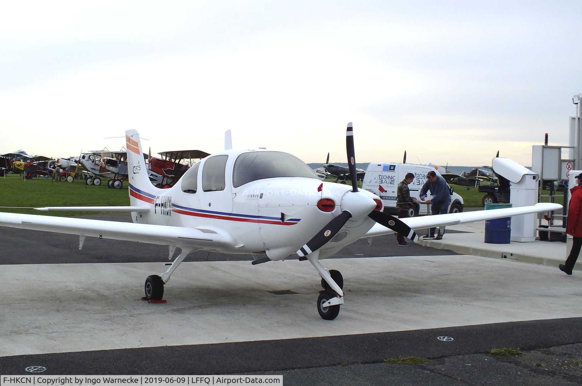 F-HKCN, Cirrus SR20 C/N 2195, Cirrus SR20 at the Meeting Aerien 2019, La-Ferte-Alais