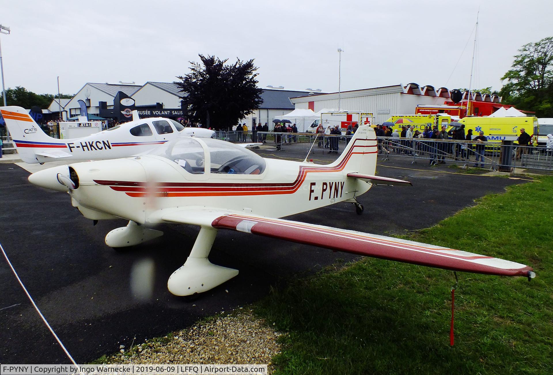 F-PYNY, Piel CP-320A Super Emeraude C/N 412, Piel CP.320A Super Emeraude at the Meeting Aerien 2019, La-Ferte-Alais