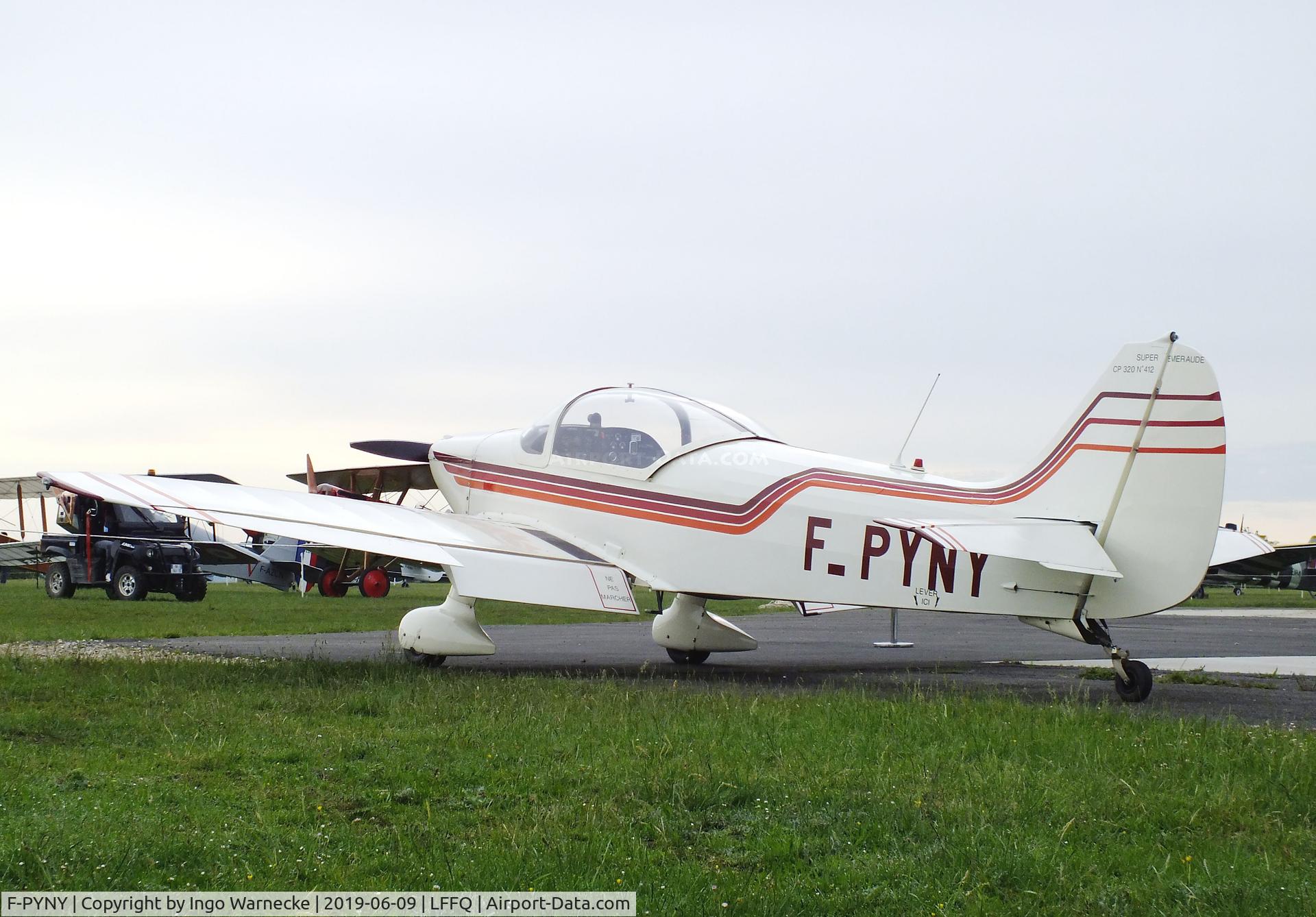 F-PYNY, Piel CP-320A Super Emeraude C/N 412, Piel CP.320A Super Emeraude at the Meeting Aerien 2019, La-Ferte-Alais