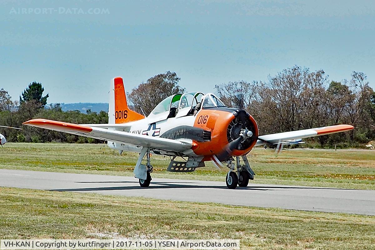 VH-KAN, 1955 North American T-28B Trojan C/N 219-15, North American T-28B VH-KAN serial 140016 Serpentine airfield 05/11/17