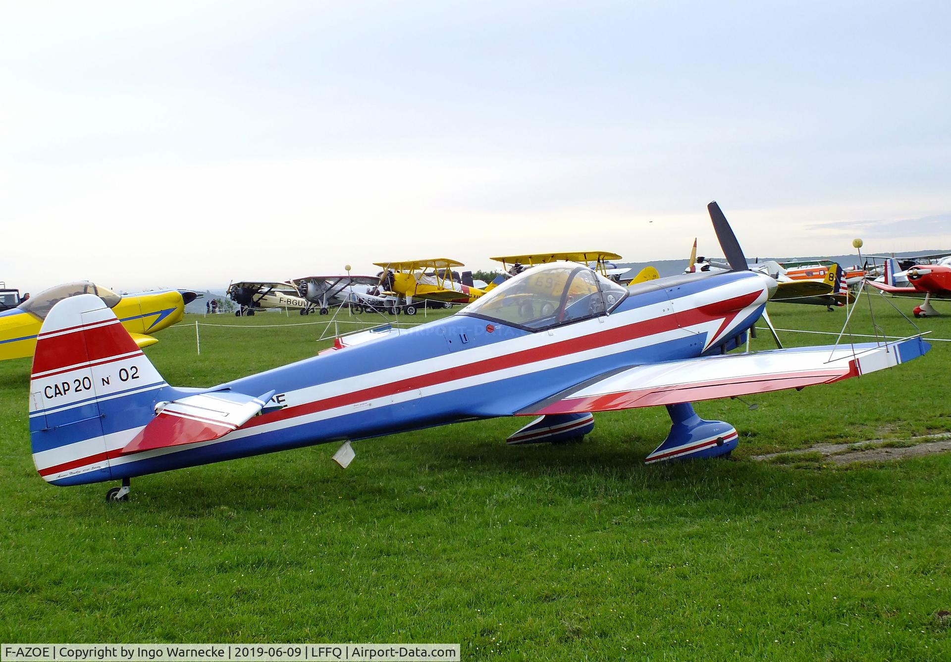 F-AZOE, Mudry CAP-20E C/N 02, Mudry CAP-20E at the Meeting Aerien 2019, La-Ferte-Alais