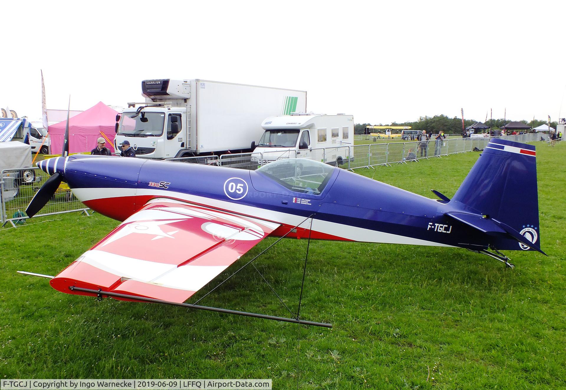F-TGCJ, Extra EA-330SC C/N 05, Extra EA-330SC of the équipe de voltige de l’Armée de l’air (EVAA) at the meeting aerien 2019, La-Ferte-Alais