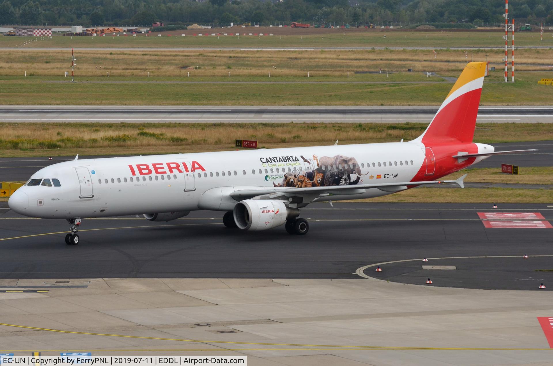 EC-IJN, 2002 Airbus A321-211 C/N 1836, Iberia A321 arriving from MAD