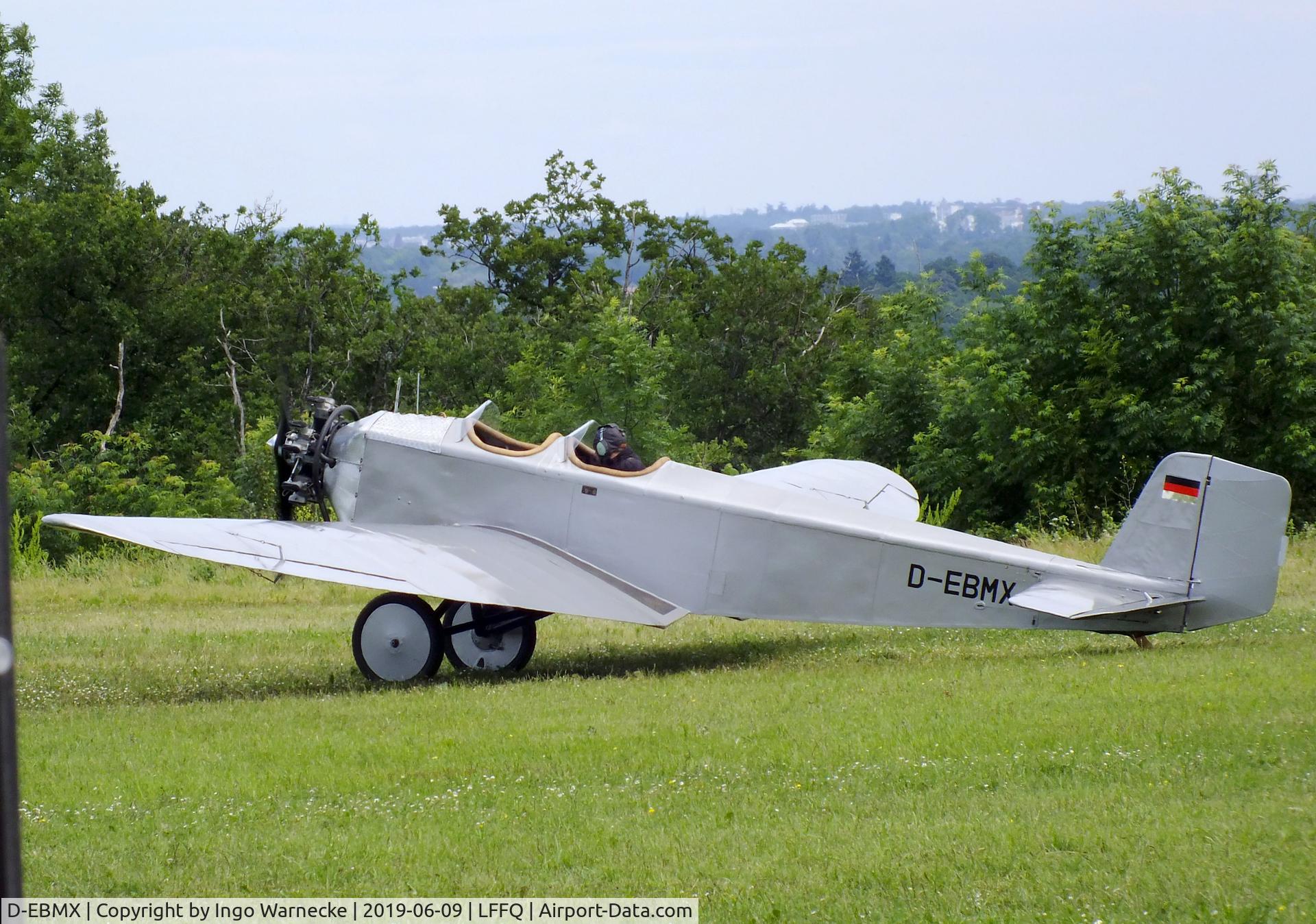 D-EBMX, 1927 Klemm Kl-25-1A C/N 149, Klemm L 25 a1 at the meeting aerien 2019, La-Ferte-Alais