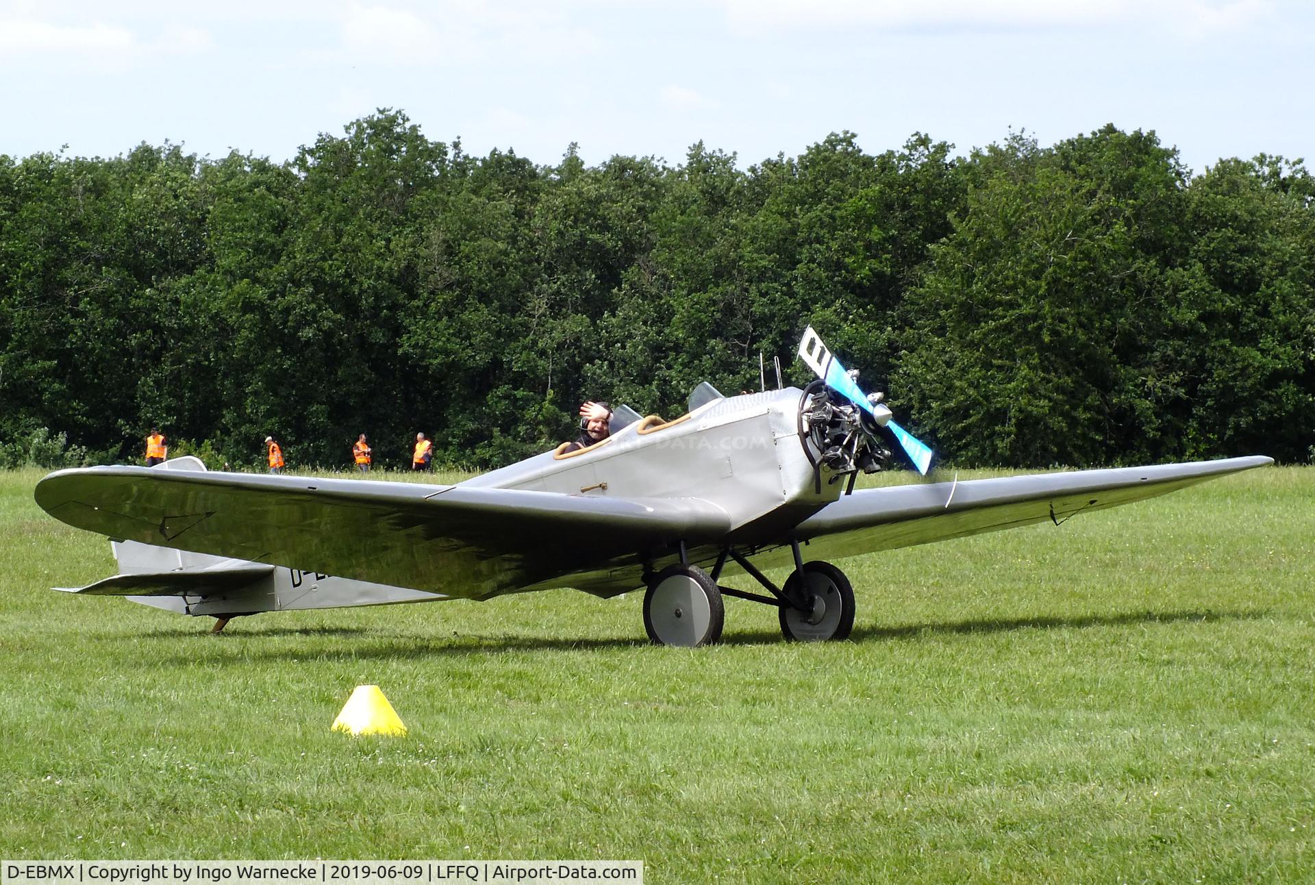 D-EBMX, 1927 Klemm Kl-25-1A C/N 149, Klemm L 25 a1 at the meeting aerien 2019, La-Ferte-Alais