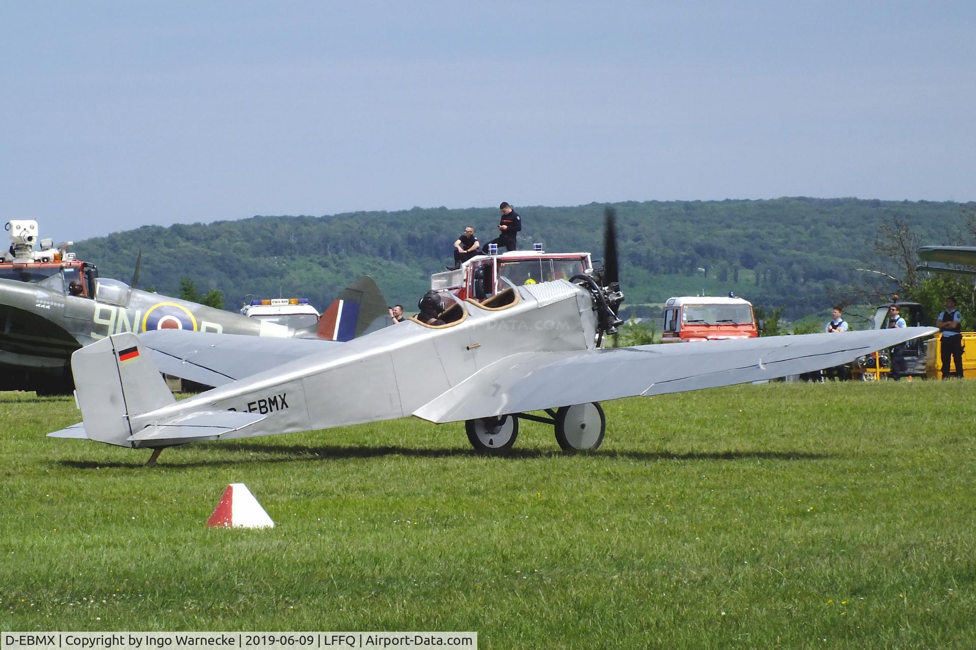D-EBMX, 1927 Klemm Kl-25-1A C/N 149, Klemm L 25 a1 at the meeting aerien 2019, La-Ferte-Alais