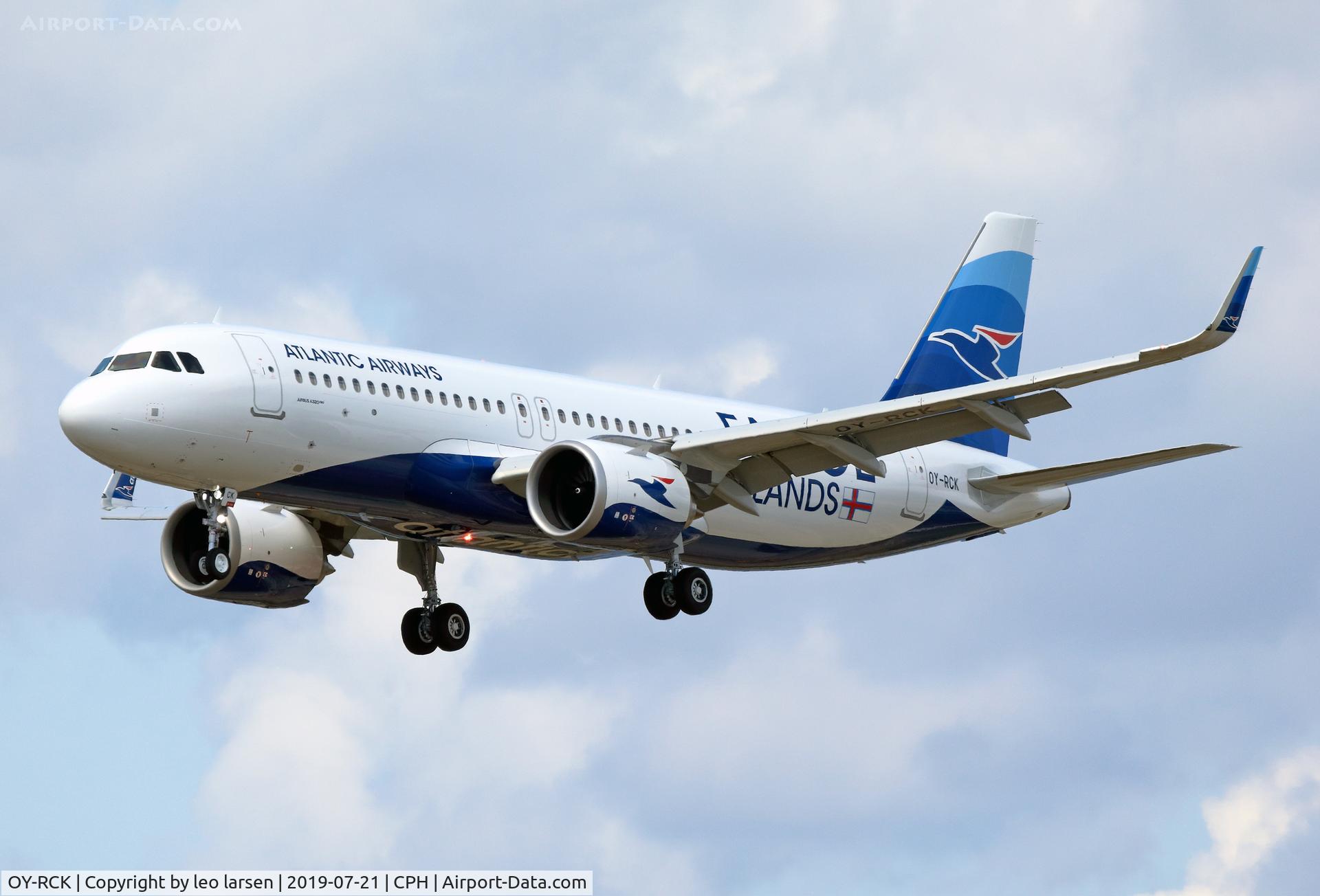 OY-RCK, 2019 Airbus A320-251N C/N 8918, Copenhagen 21.7.2019 L/D R-22L