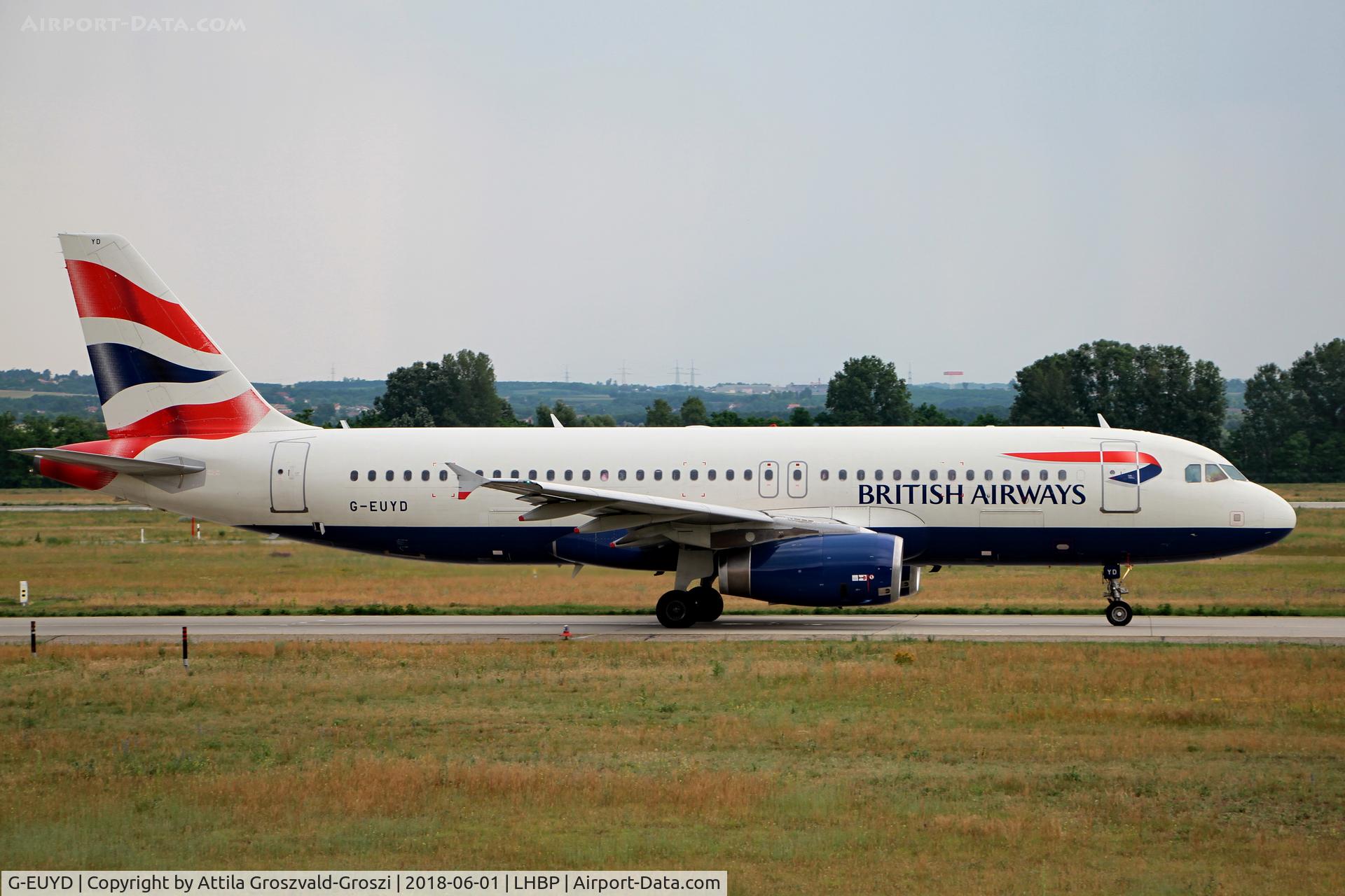 G-EUYD, 2008 Airbus A320-232 C/N 3726, LHBP - Ferihegy/Liszt Ferenc Internationale Airport, Hungary
