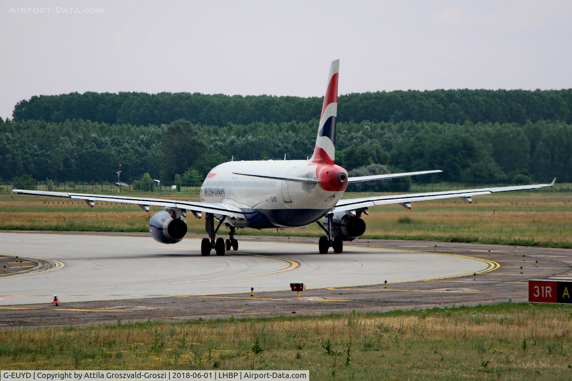 G-EUYD, 2008 Airbus A320-232 C/N 3726, LHBP - Ferihegy/Liszt Ferenc Internationale Airport, Hungary