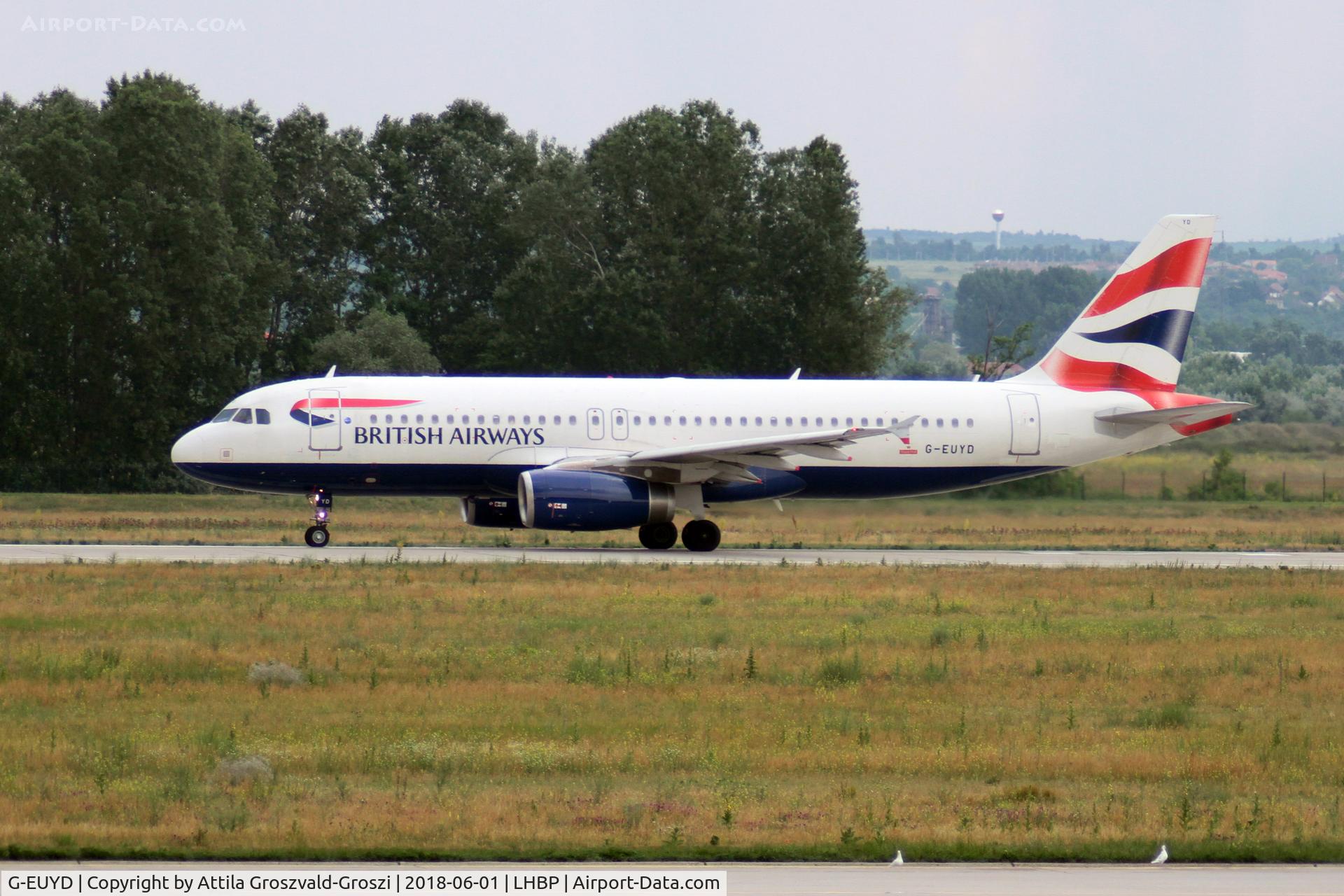 G-EUYD, 2008 Airbus A320-232 C/N 3726, LHBP - Ferihegy/Liszt Ferenc Internationale Airport, Hungary