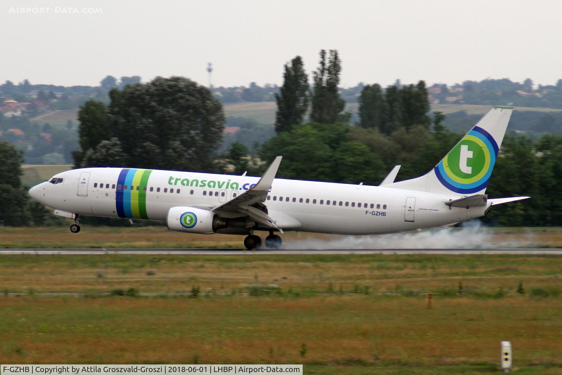 F-GZHB, 2007 Boeing 737-8GJ C/N 34902, LHBP - Ferihegy/Liszt Ferenc Internationale Airport, Hungary